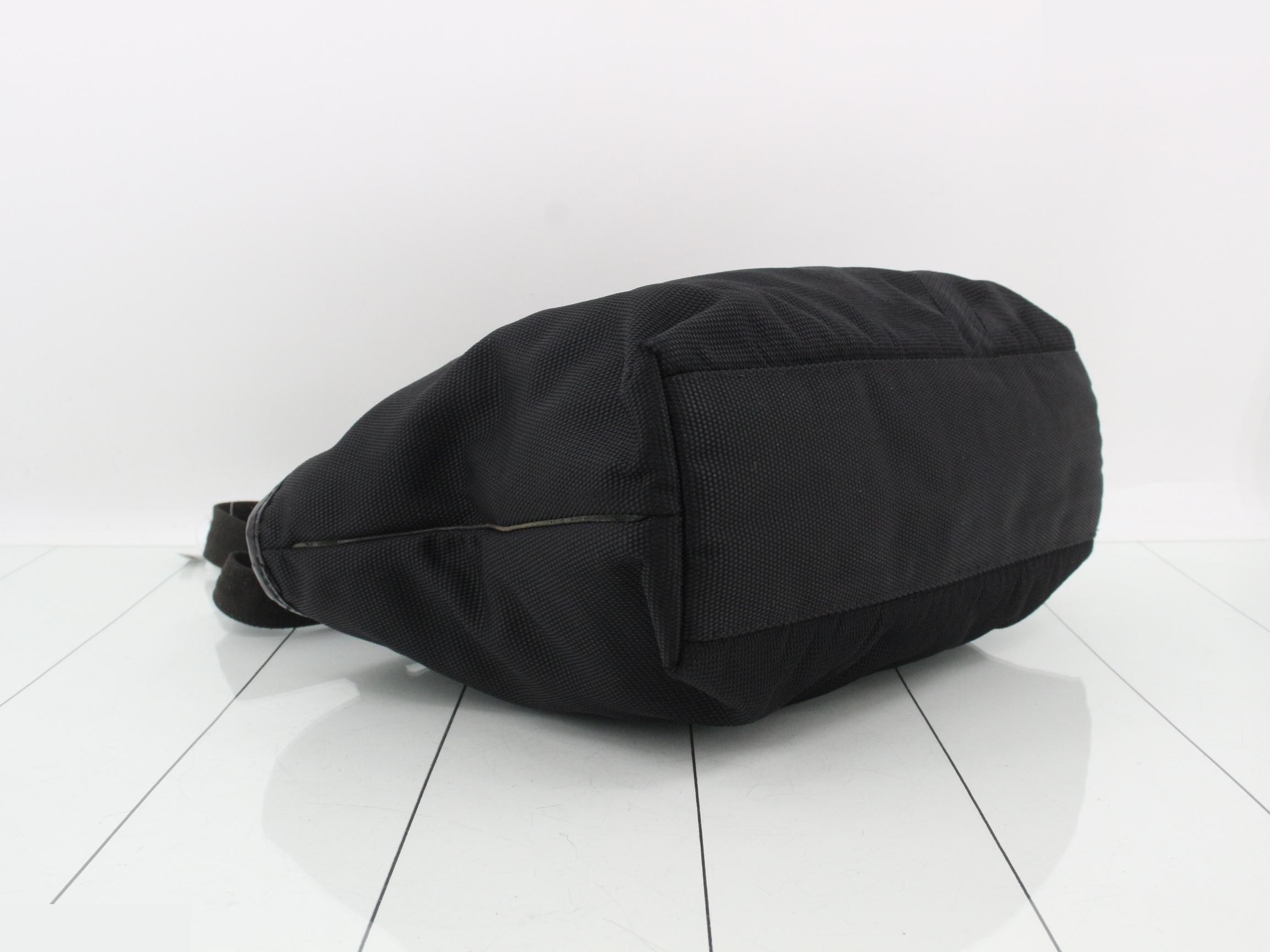 Canvas bag/tote bag, black — view 5