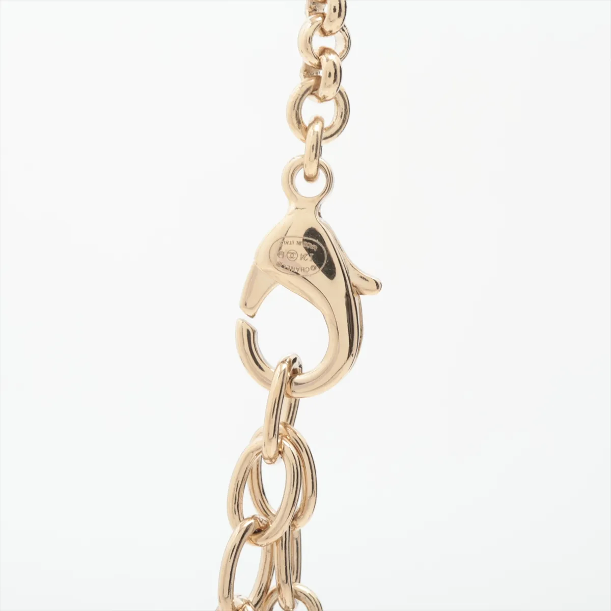 Coco Mark I24B Necklace, GP Gold x Pink, — view 3