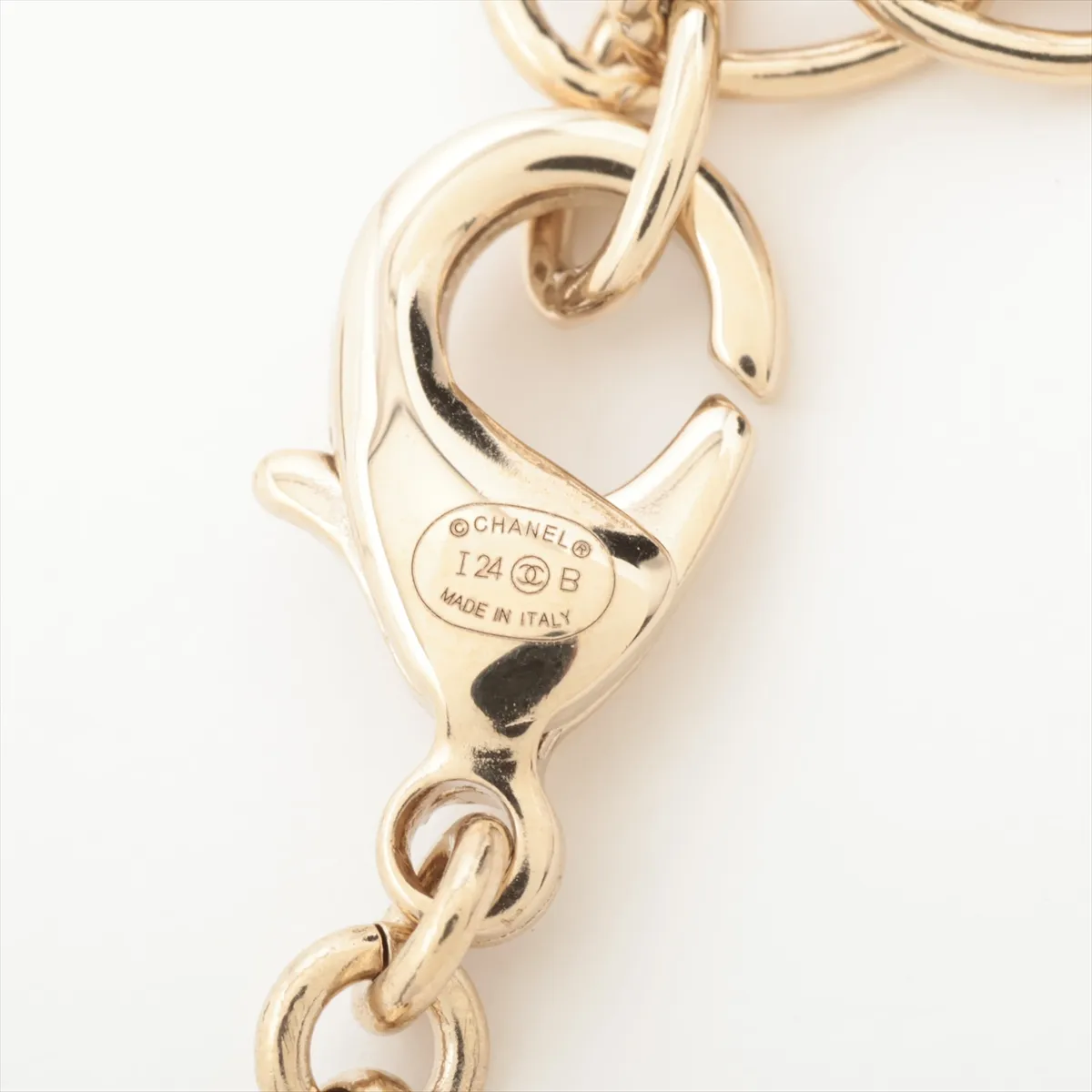 Coco Mark I24B Necklace, GP Gold x Pink, — view 4