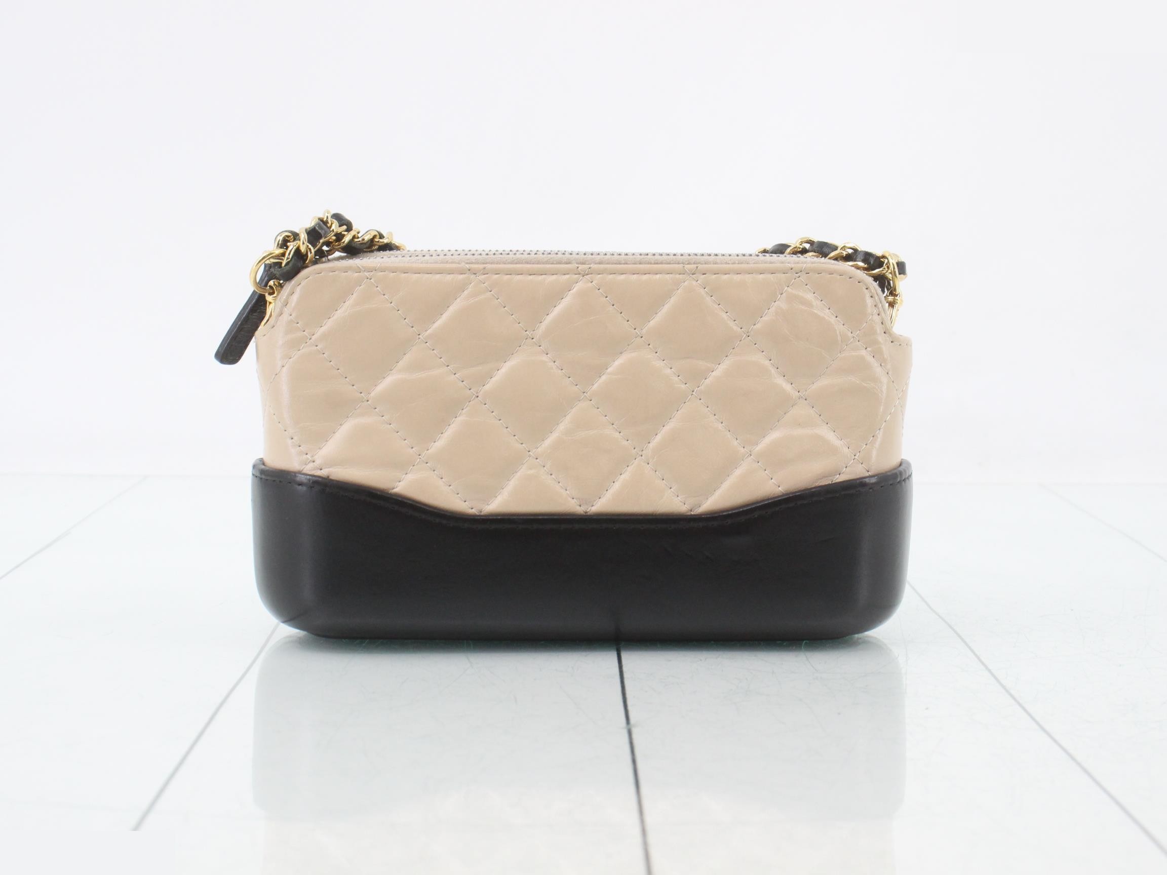 Gabrielle de Chanel Leather Chain Shoulder Bag — view 2