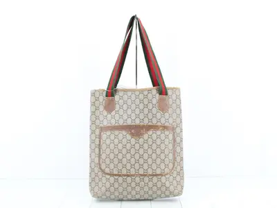 GG Supreme Sherry Line Tote Bag