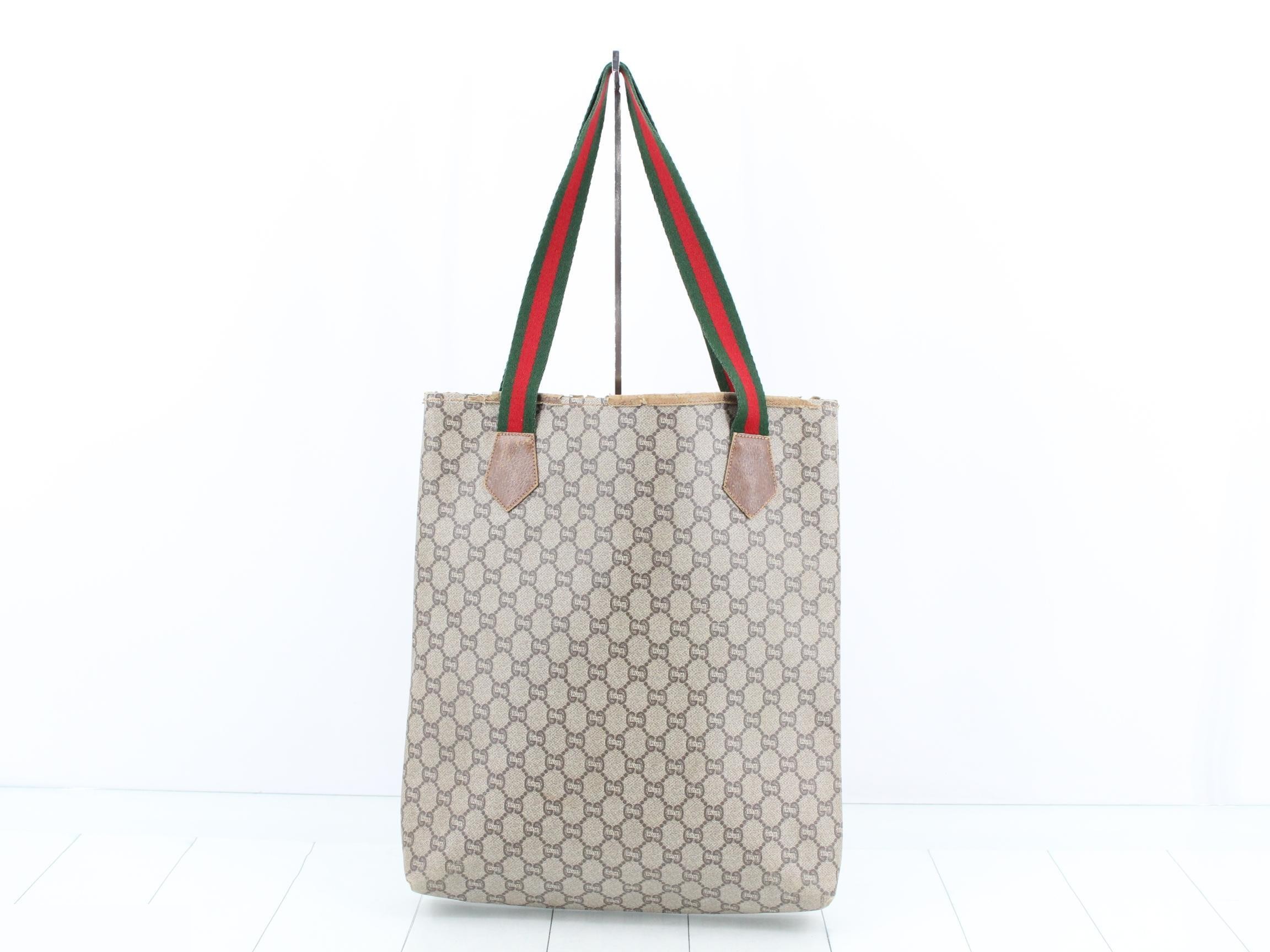 GG Supreme Sherry Line Tote Bag — view 2
