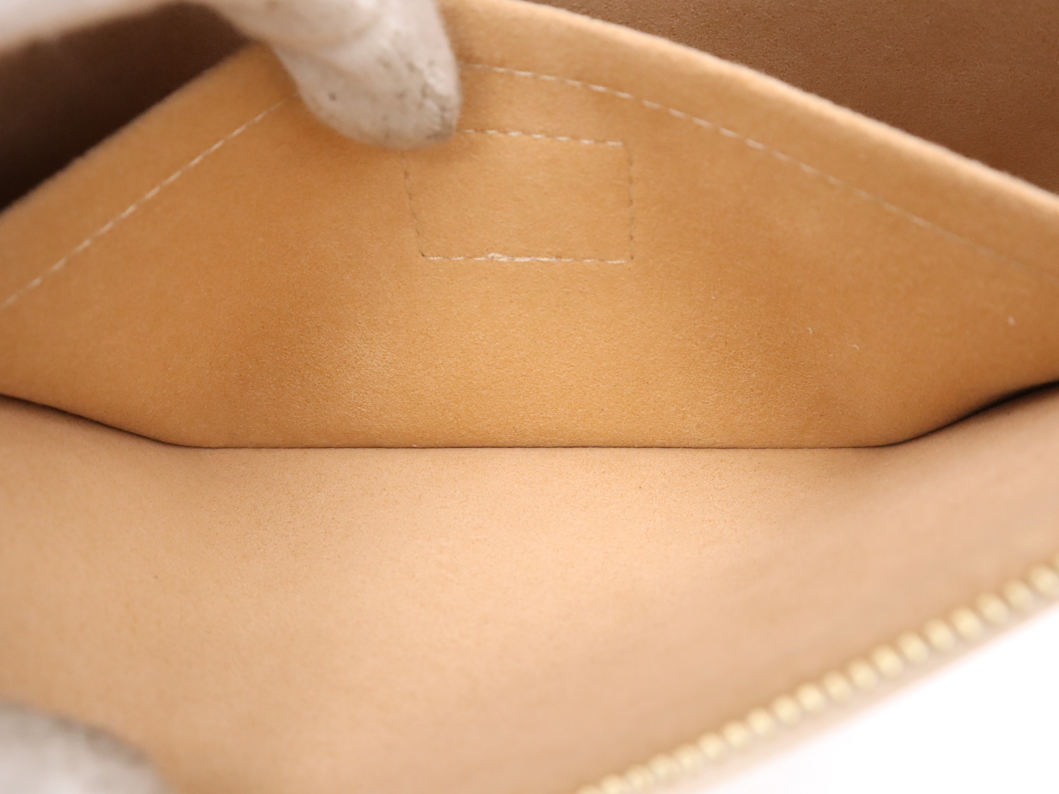 M46568 Monogram Empreinte Multi Pochette Accessoires Cream Shoulder Bag with 2 Shoulder Straps (RFID verified) — view 10