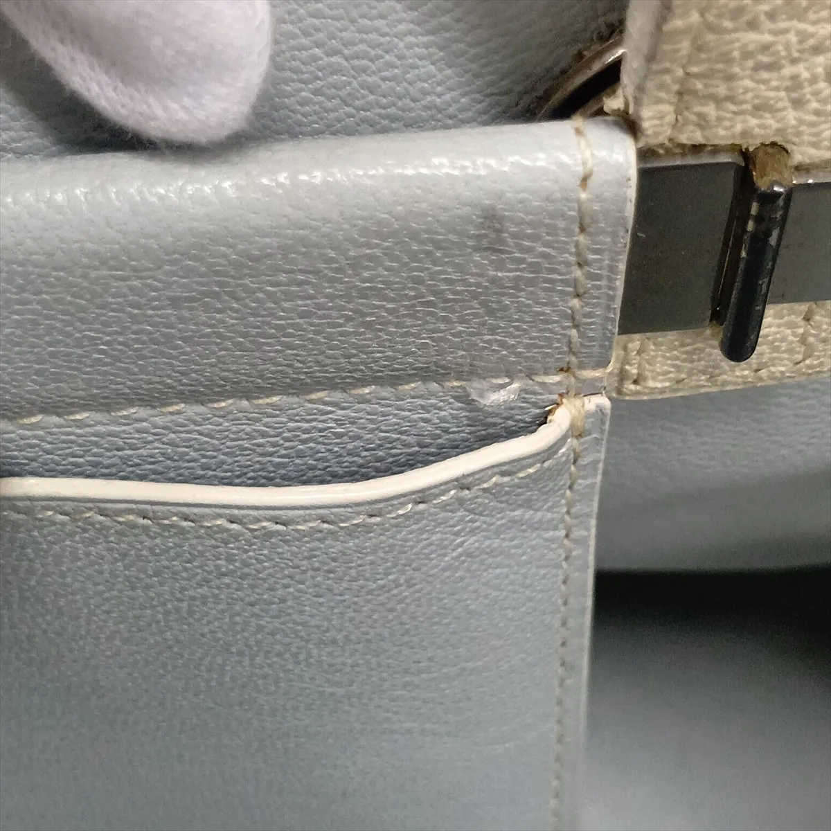 Cabana Buffle White Silver Hardware E:2001 — view 12