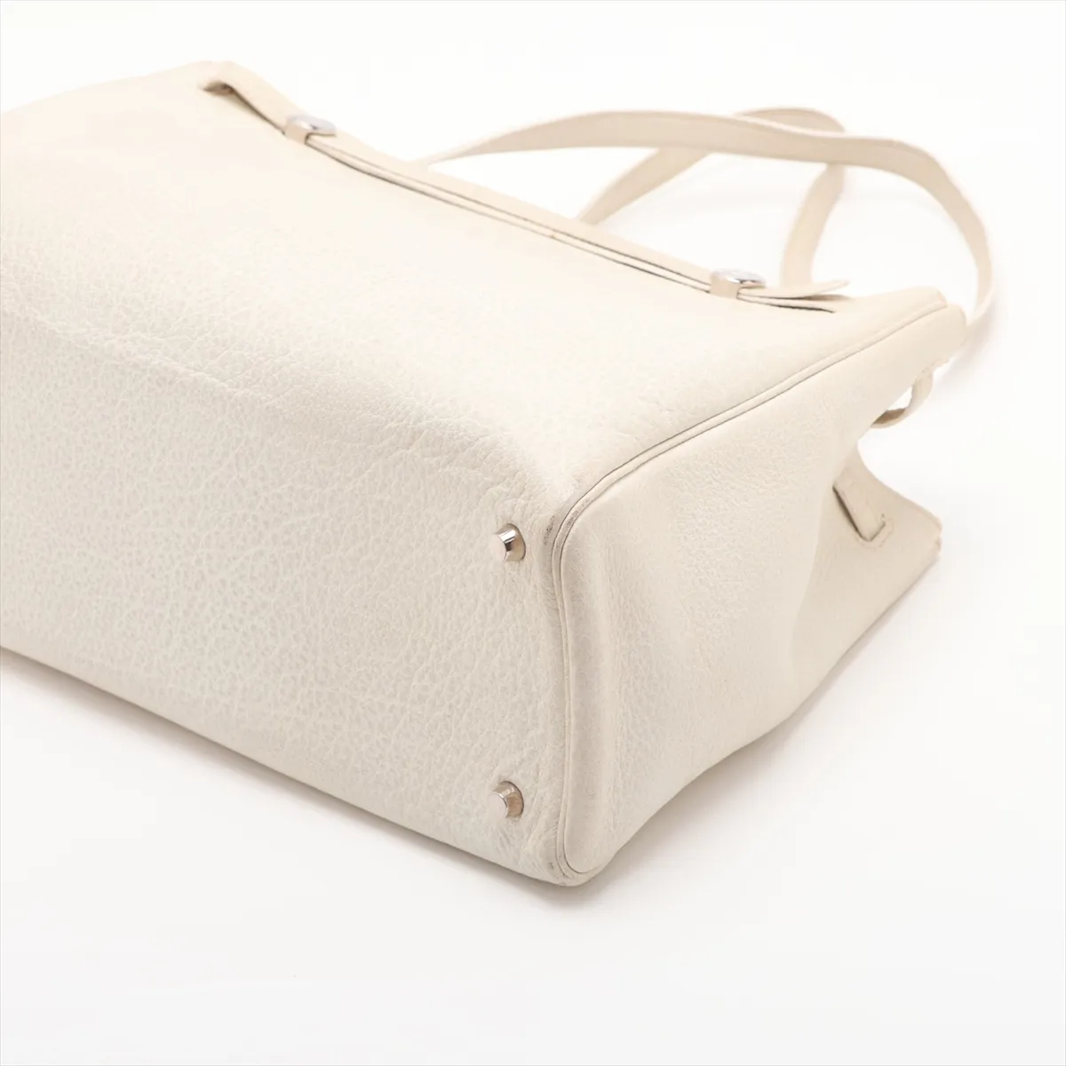 Cabana Buffle White Silver Hardware E:2001 — view 3