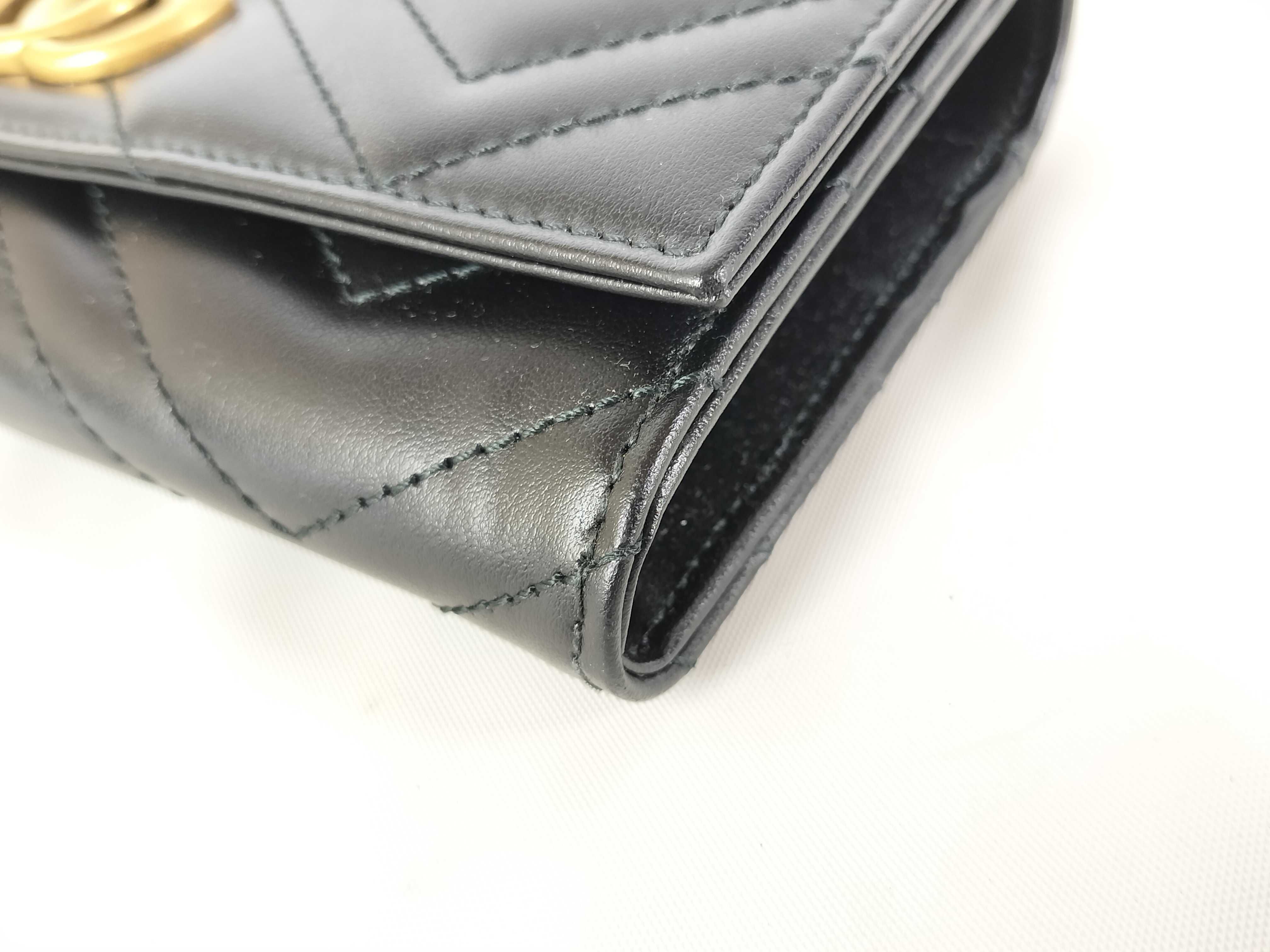Marmont Long Wallet, Black — view 2