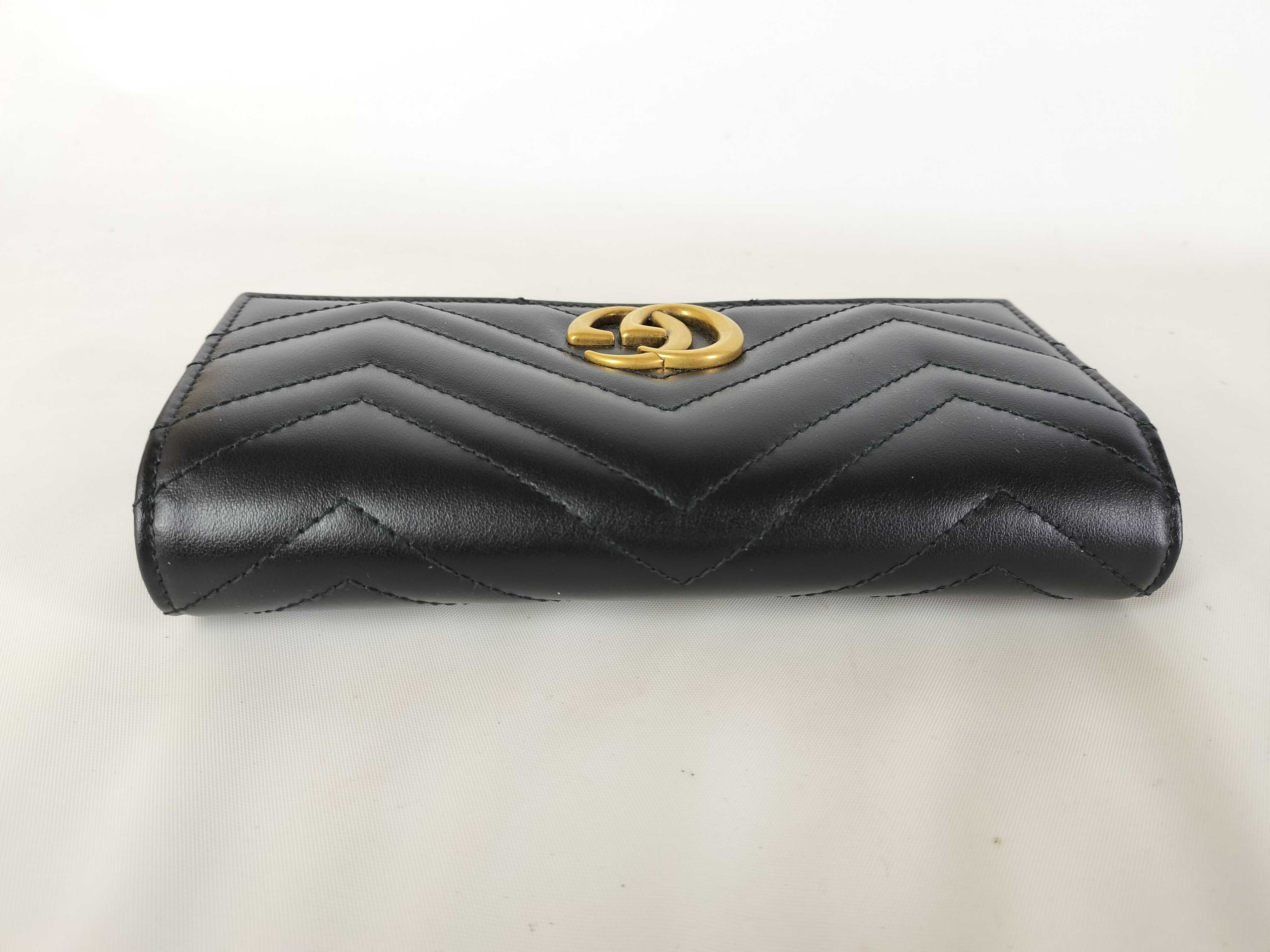 Marmont Long Wallet, Black — view 5