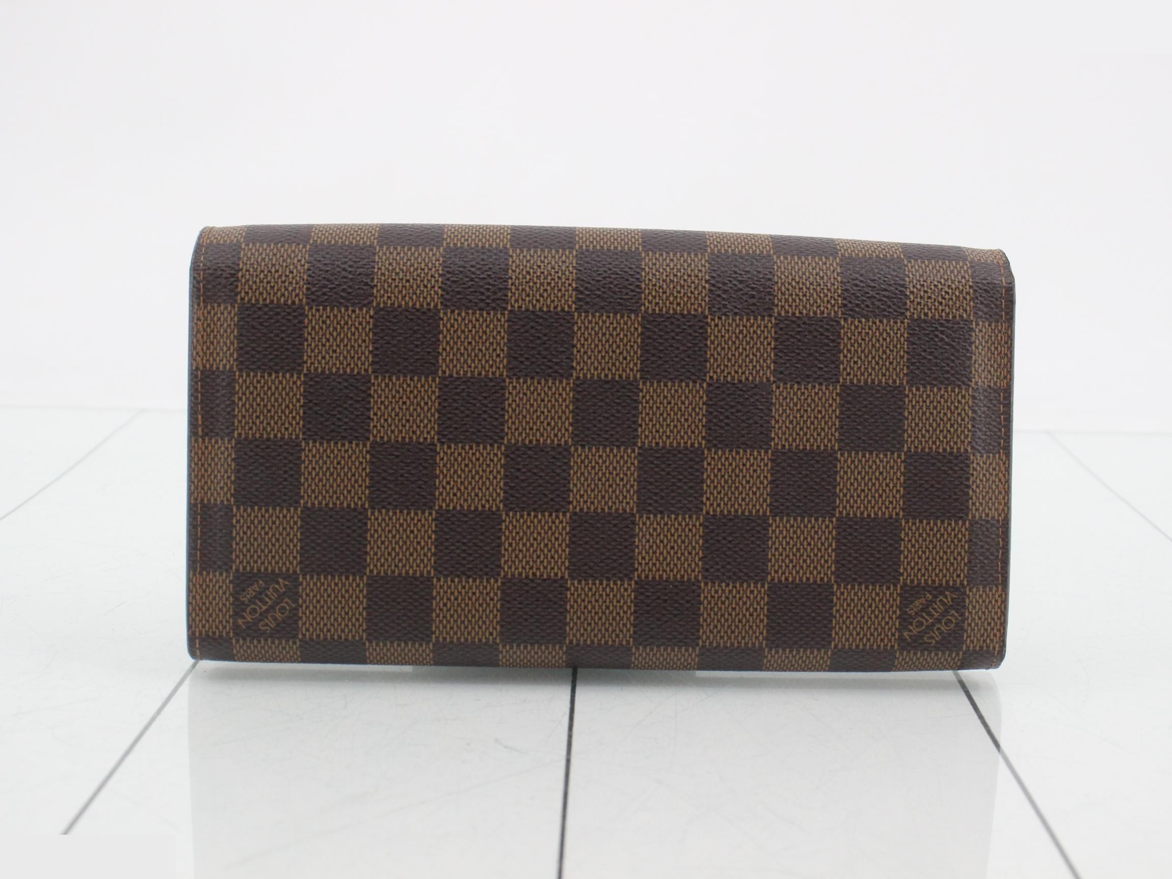 N63017 Damier Portefeuille Roseberry Bi-fold Long Wallet — view 2