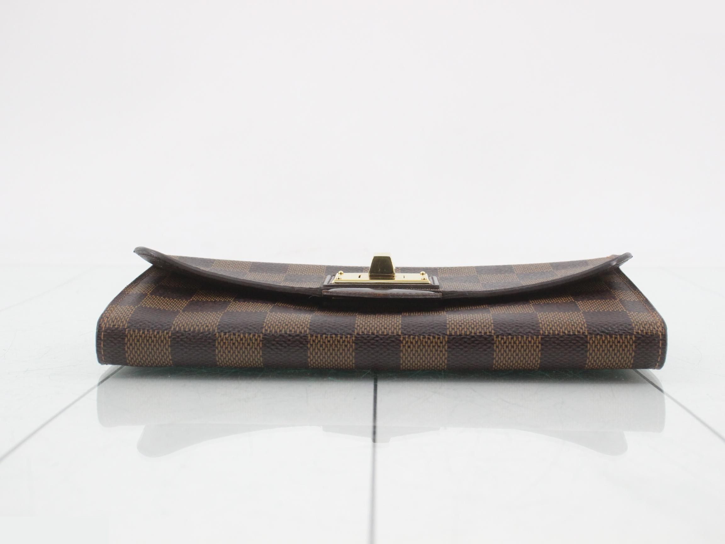 N63017 Damier Portefeuille Roseberry Bi-fold Long Wallet — view 3