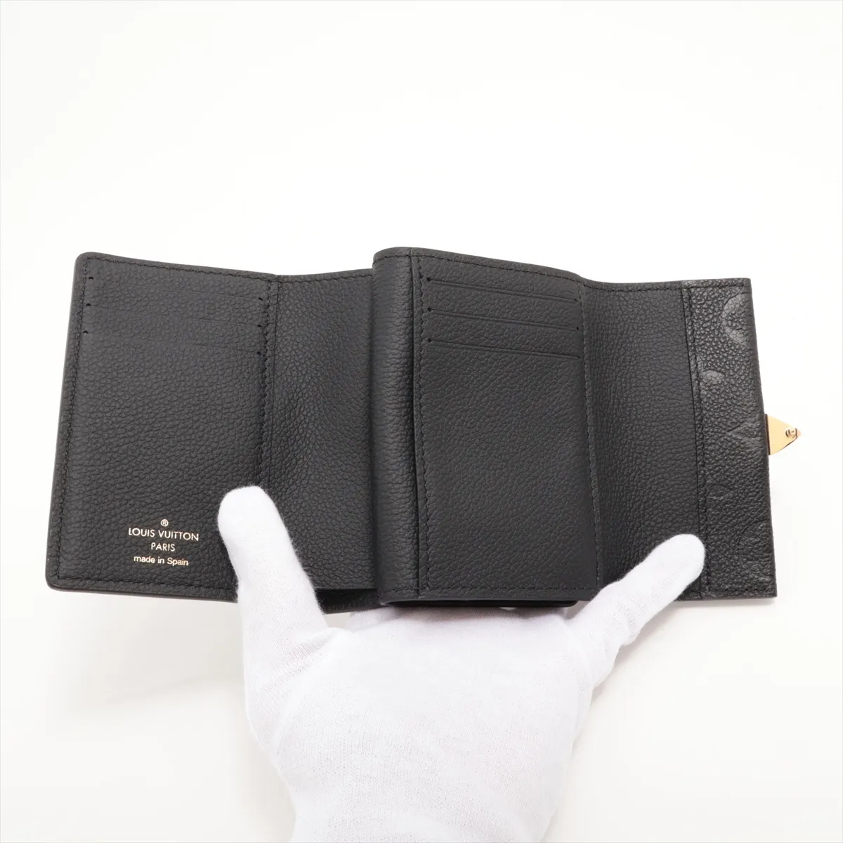 Monogram Empreinte Portefeuille Metis Compact M80880 Noir Compact Wallet RFID Reactive — view 4