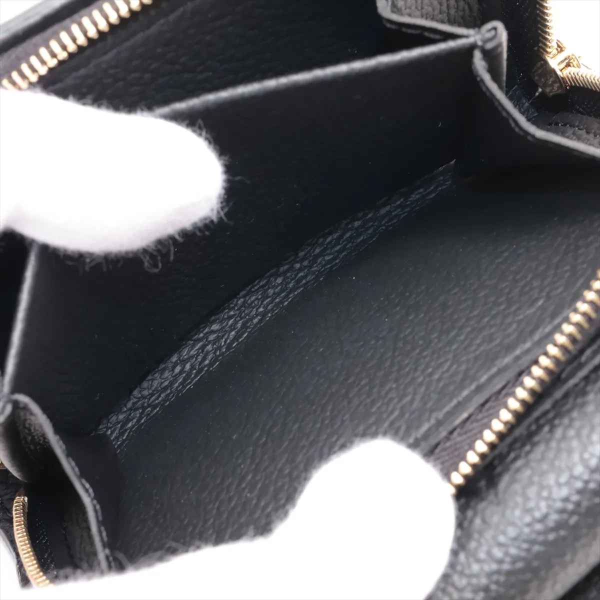 Monogram Empreinte Portefeuille Metis Compact M80880 Noir Compact Wallet RFID Reactive — view 7