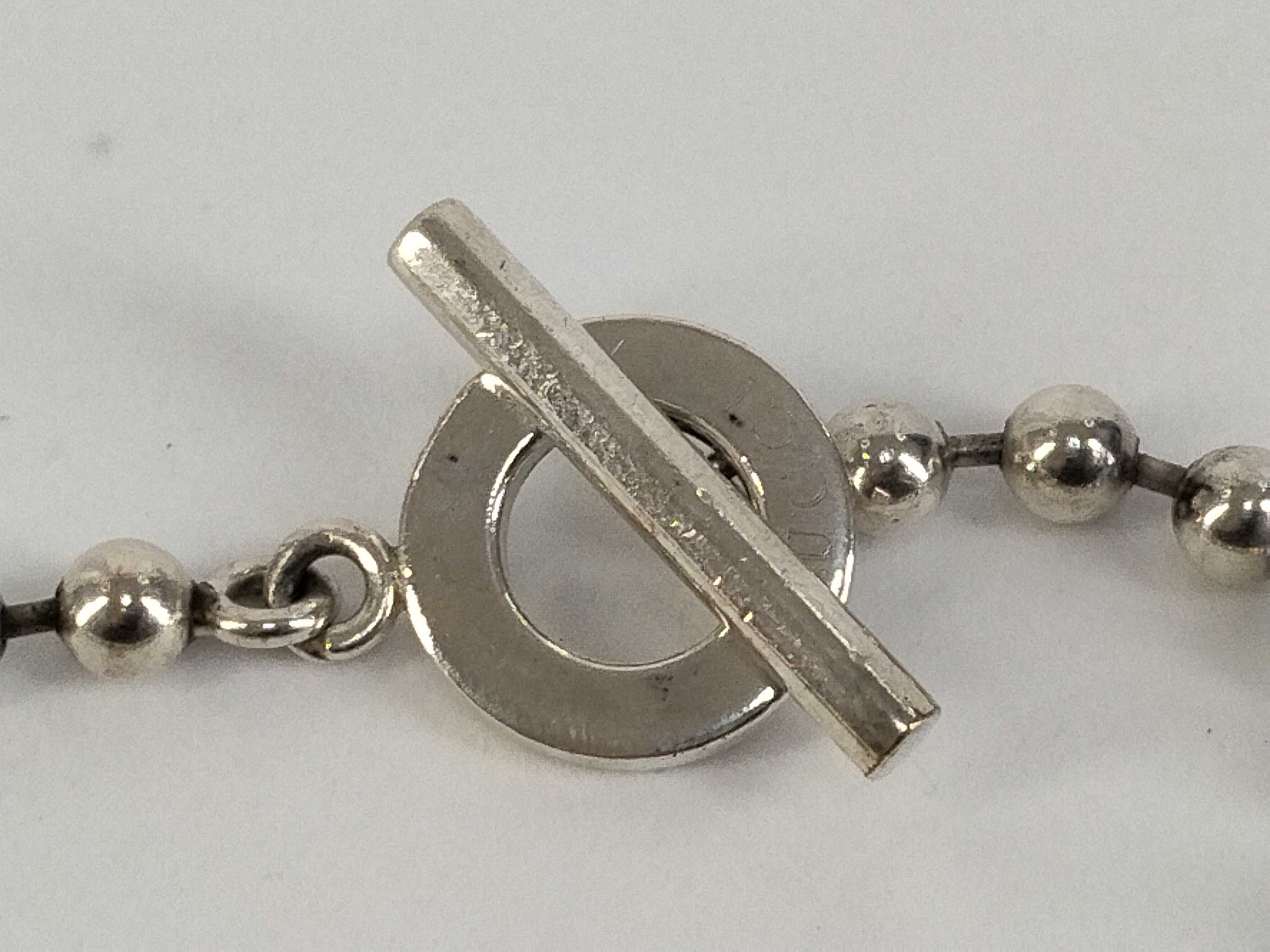 Ball Chain Sterling Silver 925 Bracelet Bracelet/Bangle — view 4