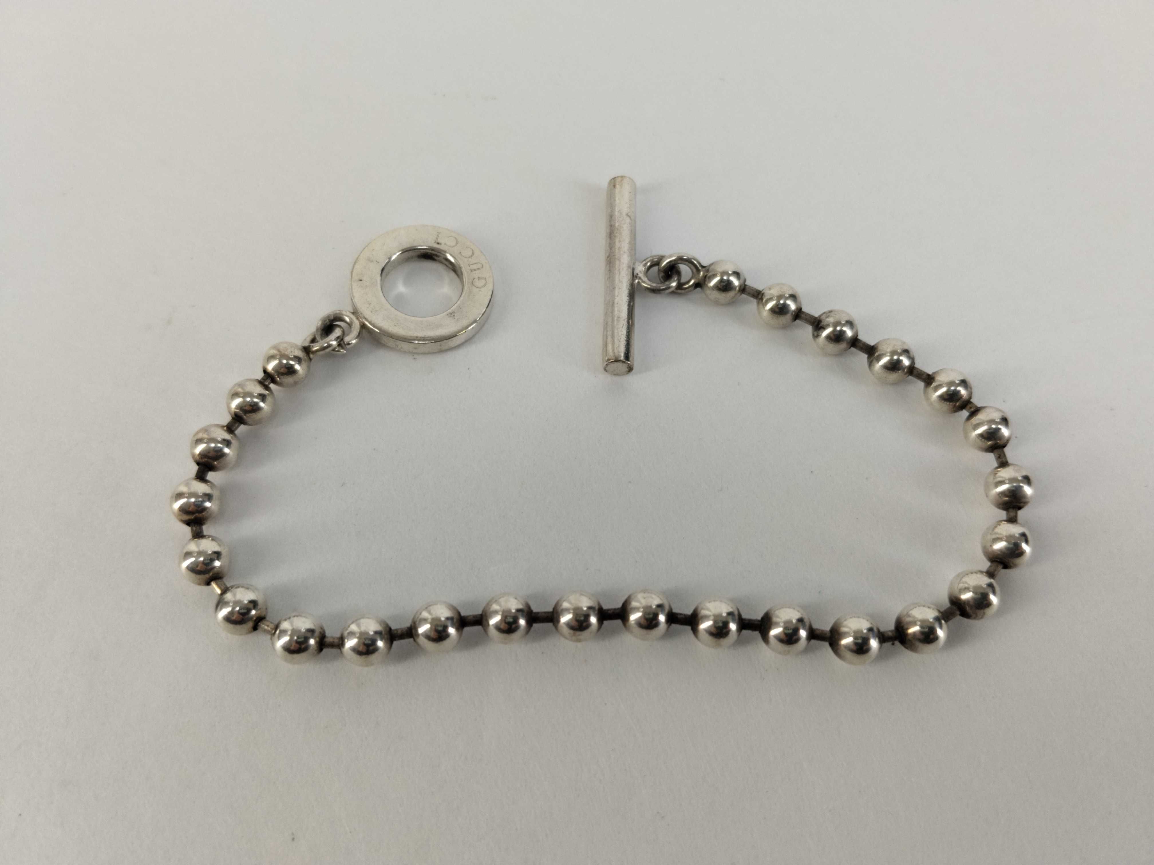 Ball Chain Sterling Silver 925 Bracelet Bracelet/Bangle — view 6