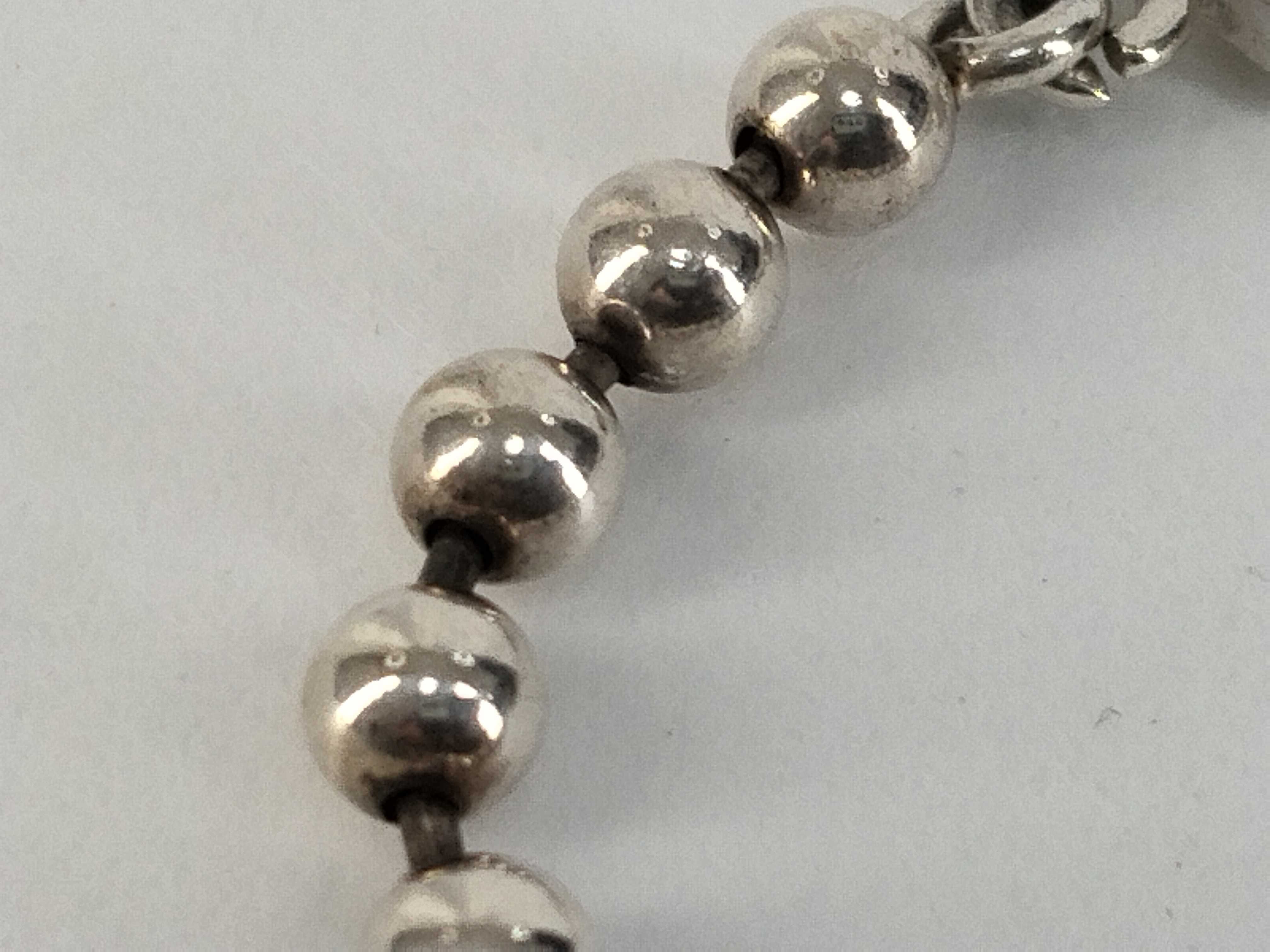 Ball Chain Sterling Silver 925 Bracelet Bracelet/Bangle — view 9