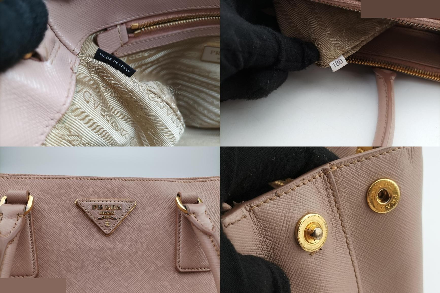 Galleria Saffiano Leather Pink — view 8