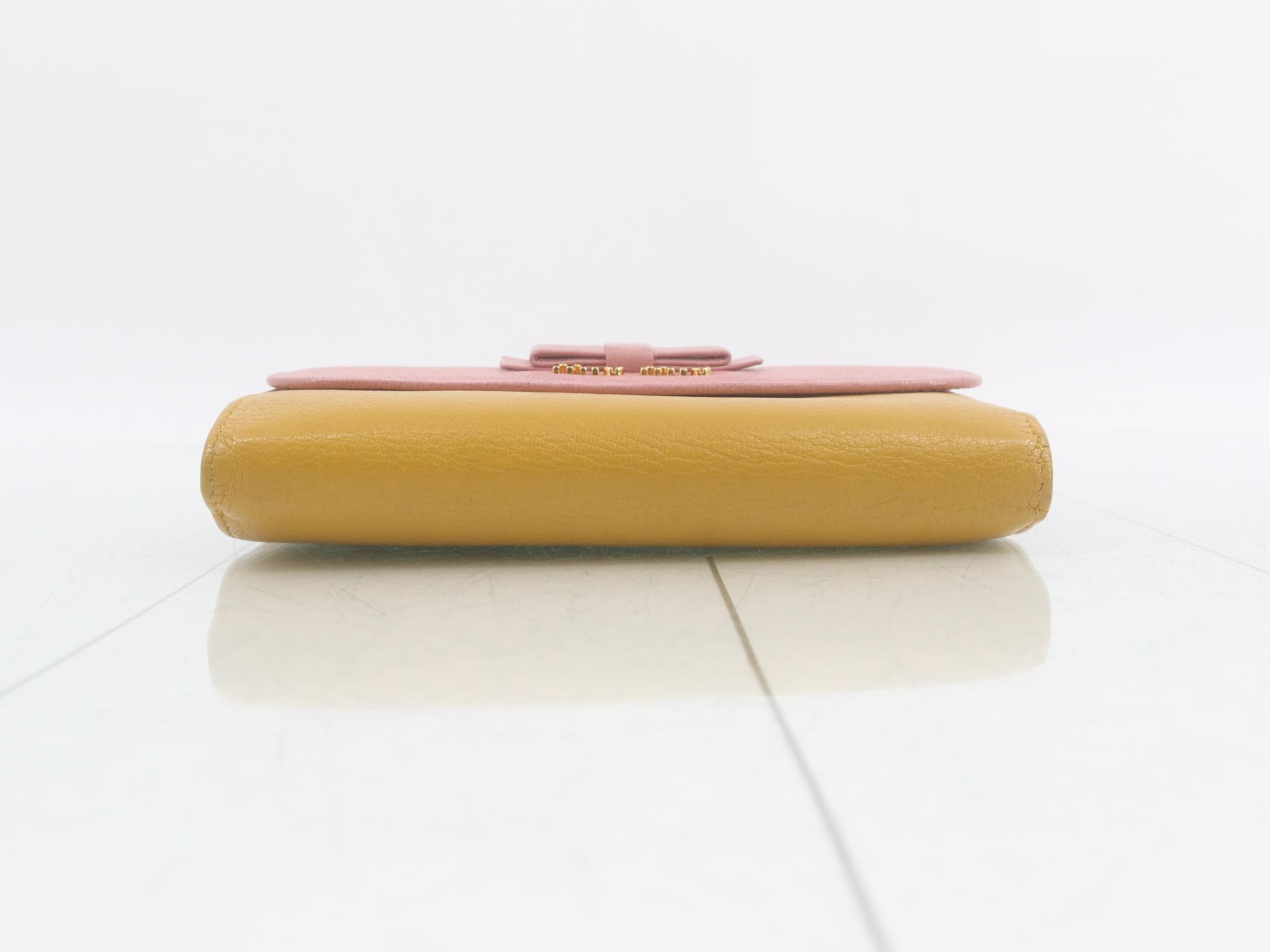 Leather coin purse trifold wallet — view 3