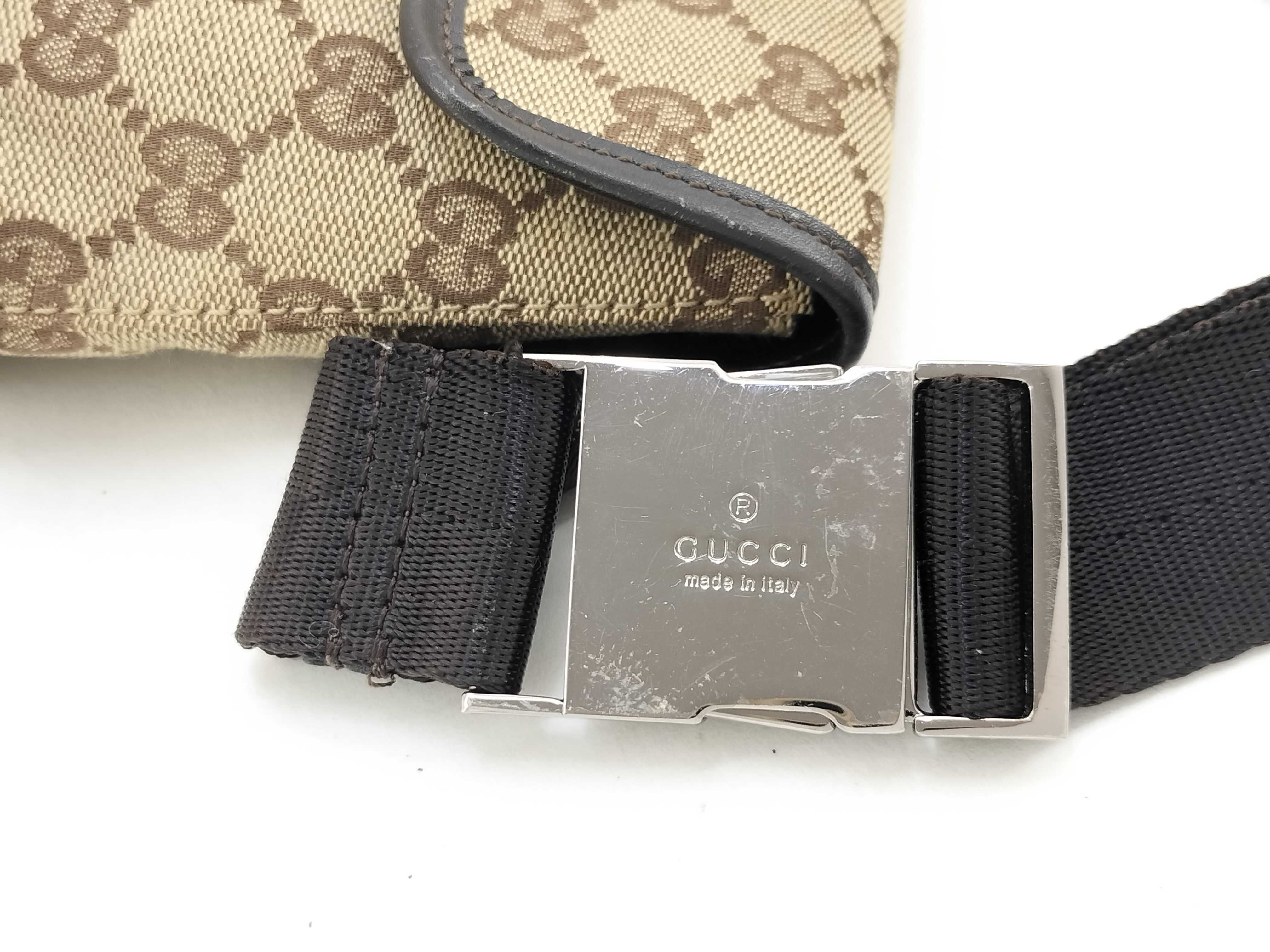 GG Canvas Waist Bag, Brown, 92543 — view 5