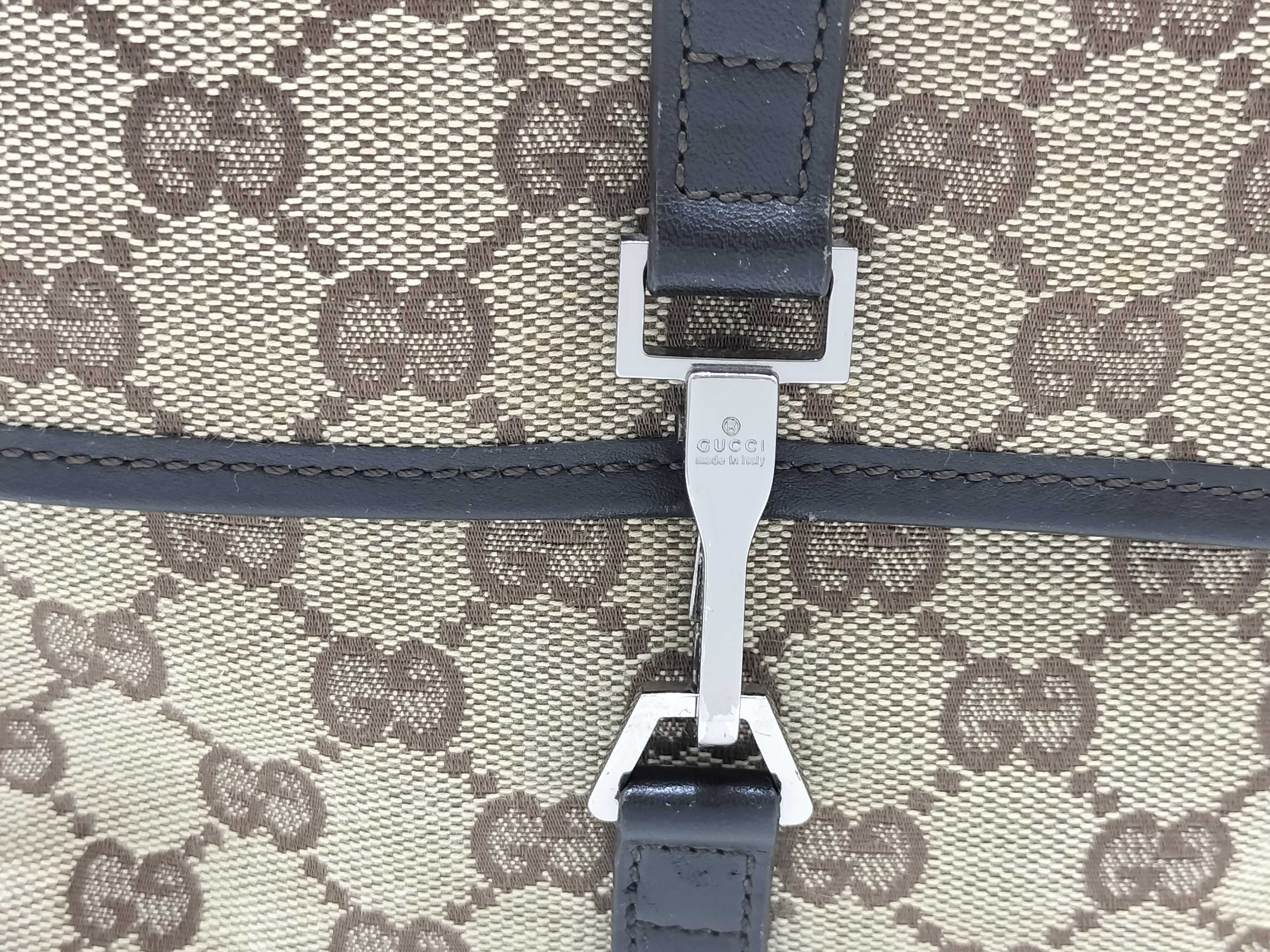 GG Canvas Waist Bag, Brown, 92543 — view 9