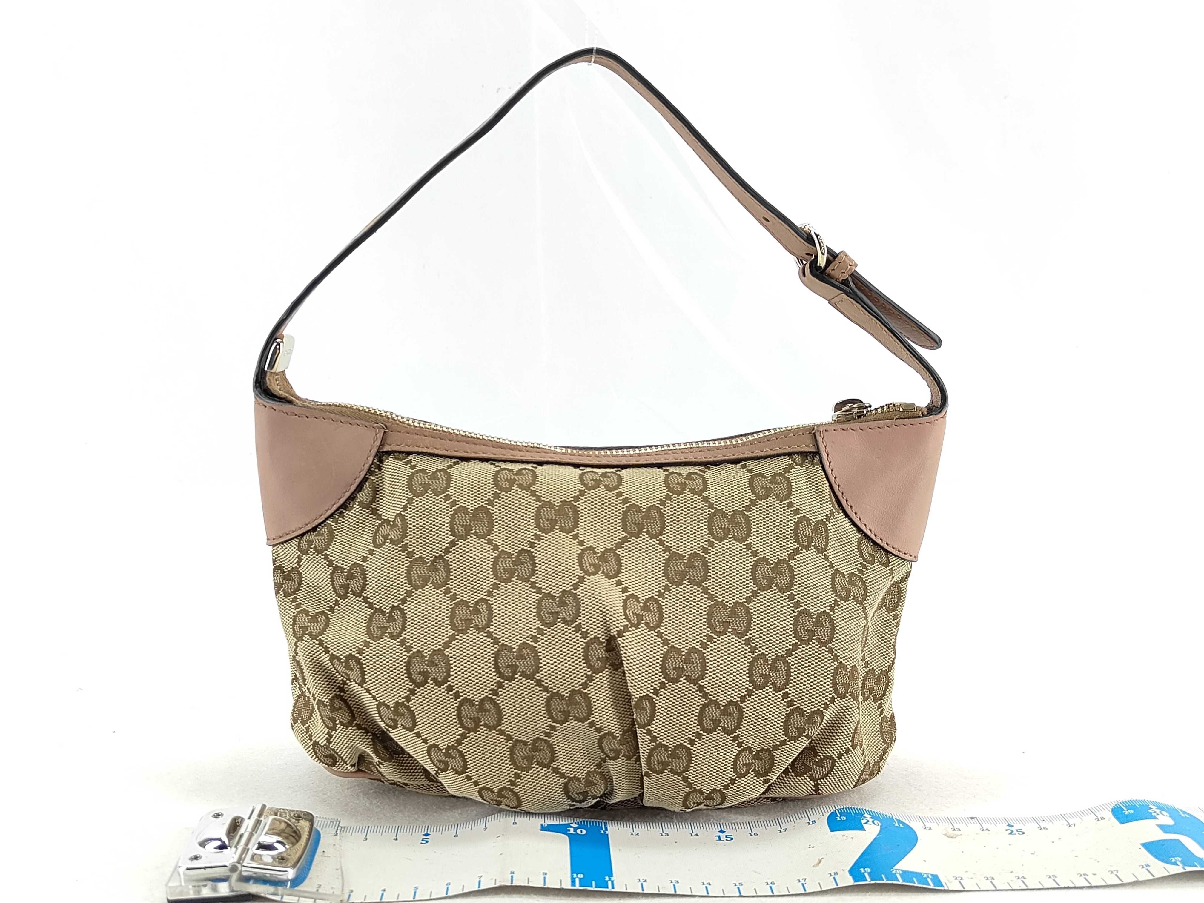 GG Canvas Handbag, Brown, 224093 Shoulder Bag — view 2
