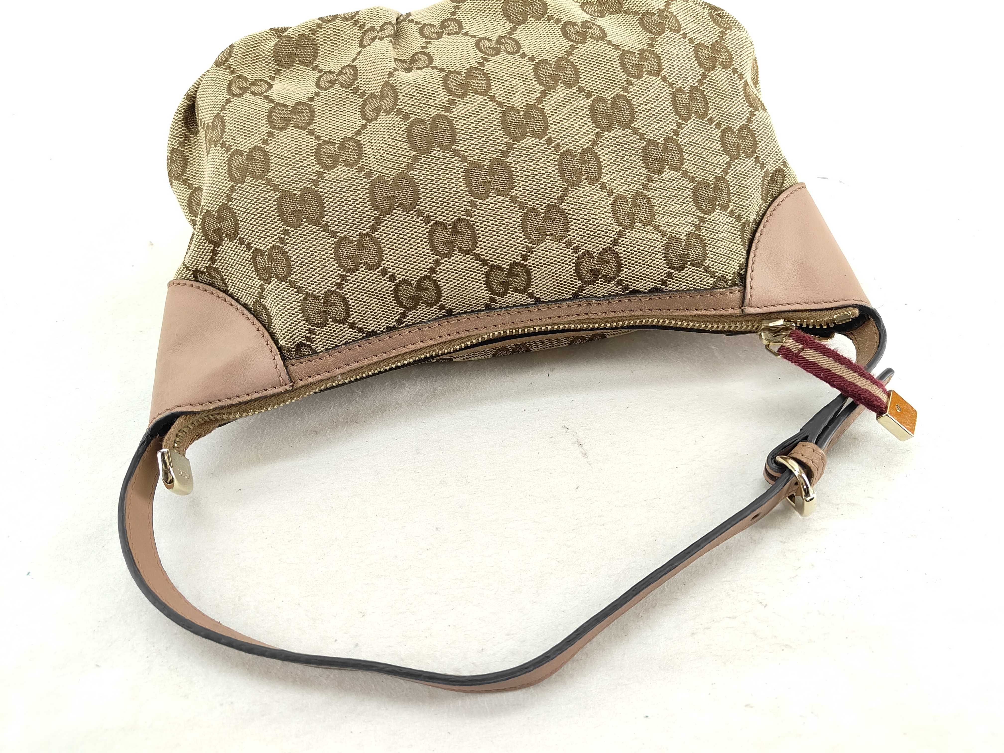 GG Canvas Handbag, Brown, 224093 Shoulder Bag — view 4