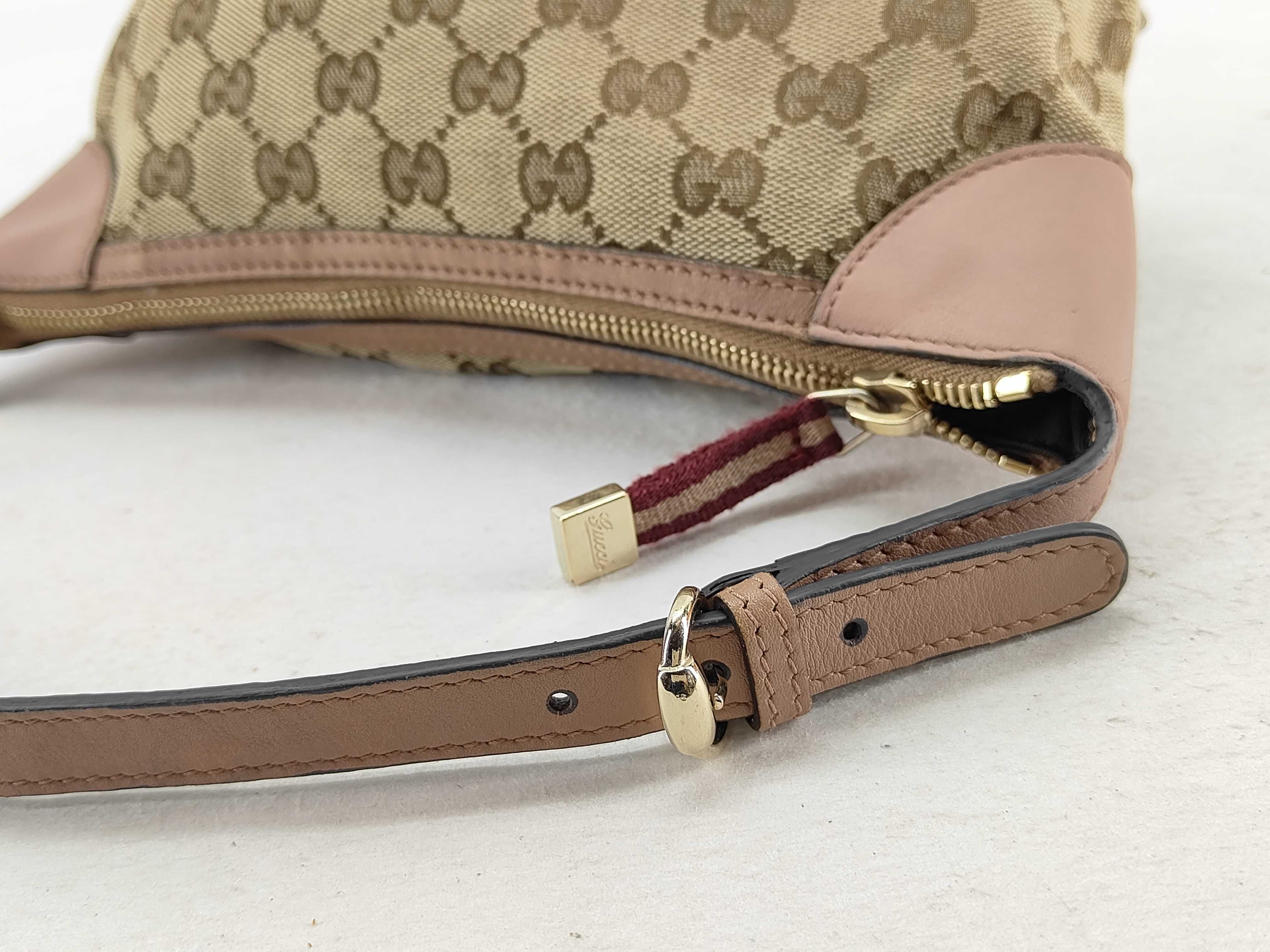 GG Canvas Handbag, Brown, 224093 Shoulder Bag — view 5