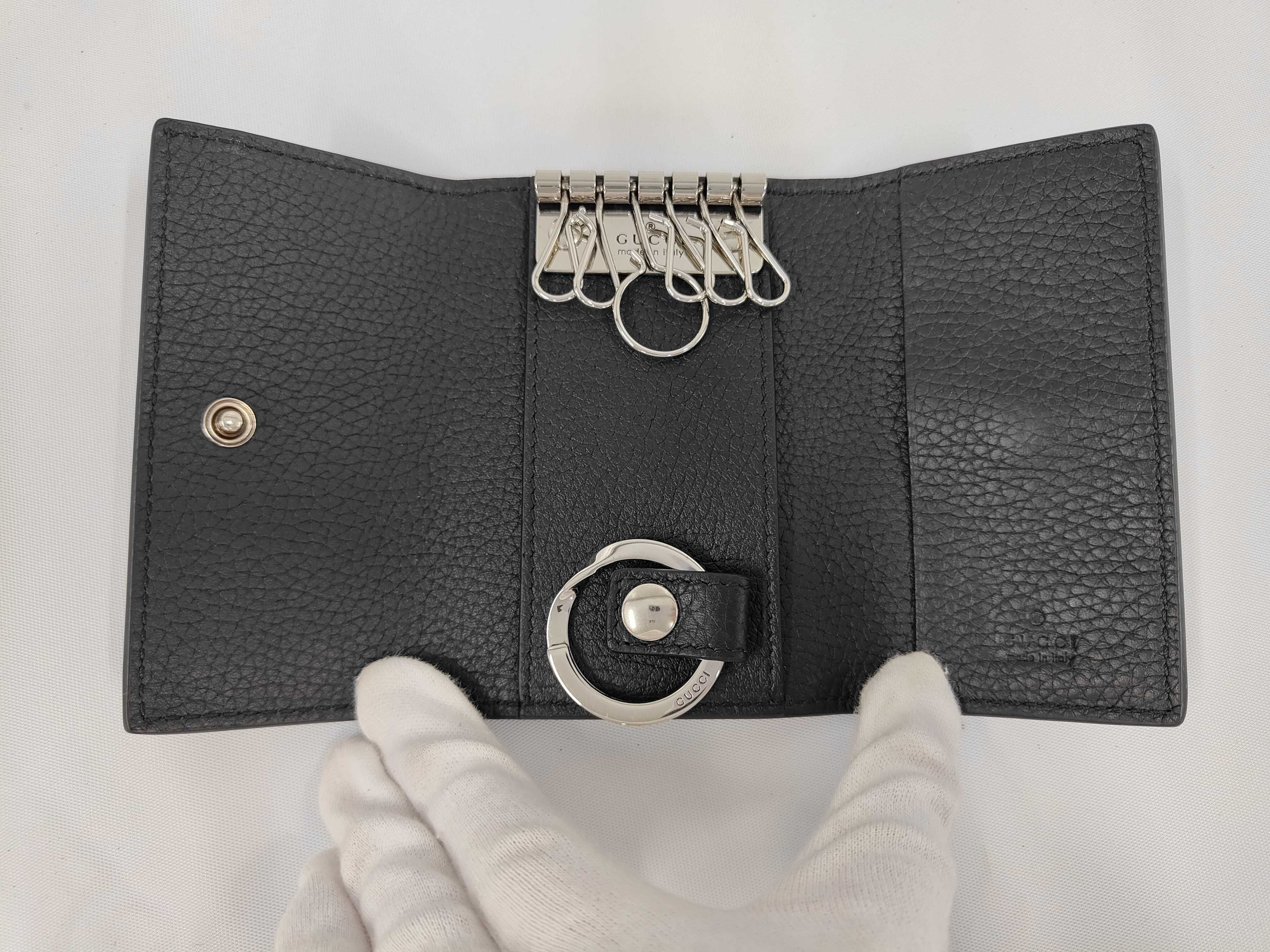 Leather Key Case, Black Key Case — view 5
