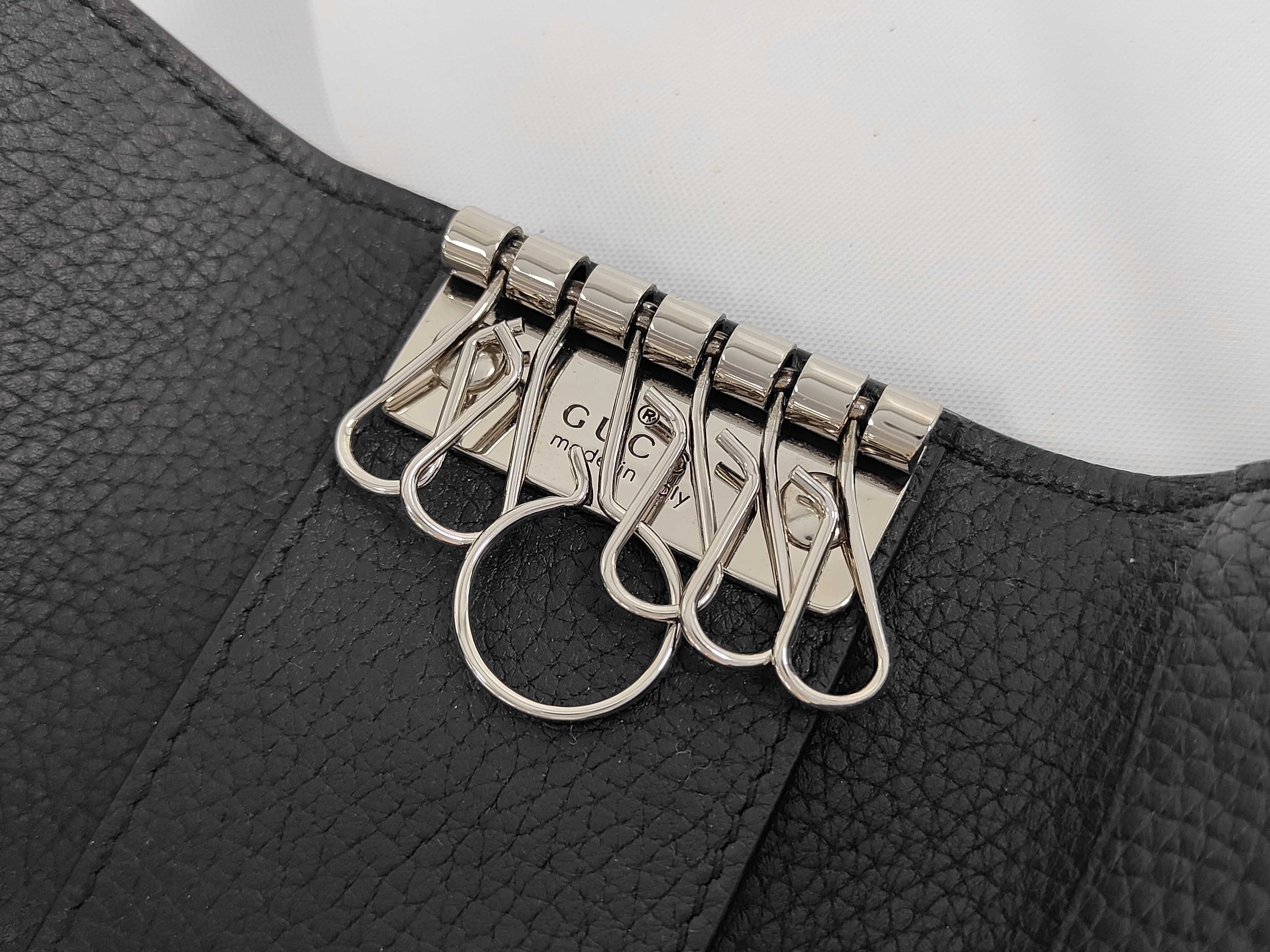 Leather Key Case, Black Key Case — view 7
