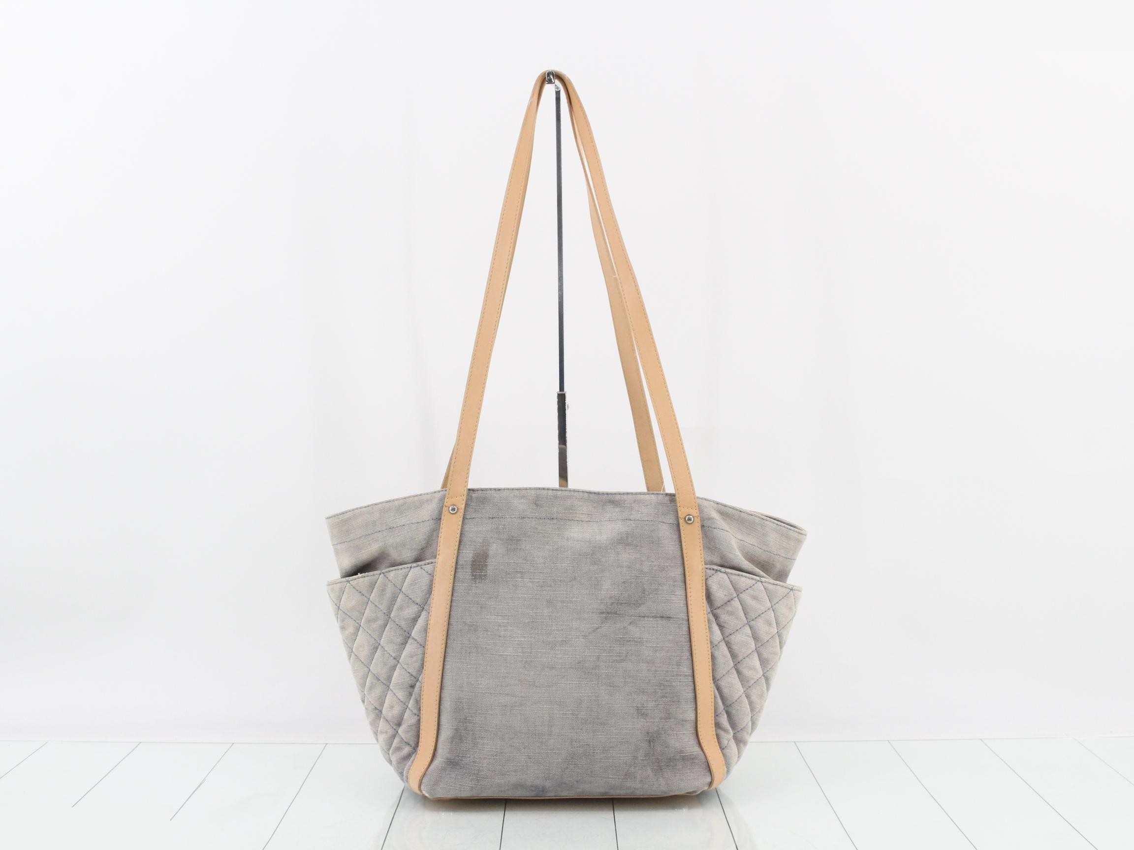 Cruise Line (Bag) - Tote Bag - Flower Design - Coco Mark - Beige — view 2