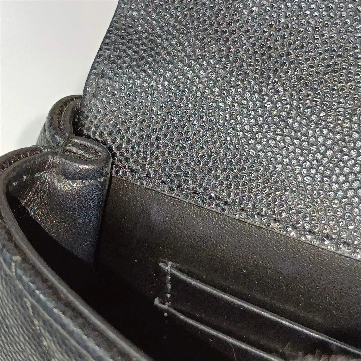 Coco Handle Caviar Skin 2-Way Handbag Matelassé Black Gold Hardware A9A8L830 Random Serial Number — view 13