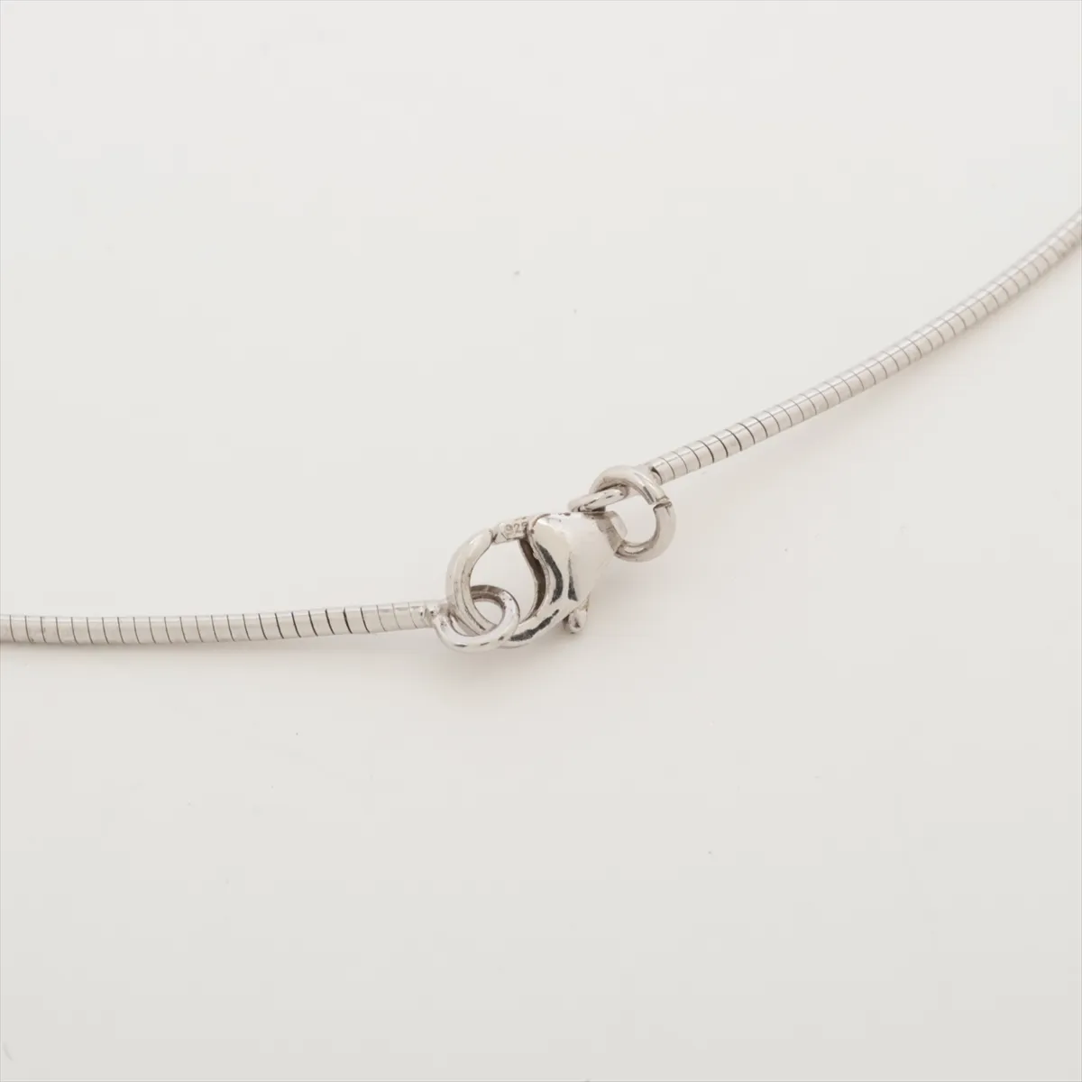 Cage de Ash H Cube Necklace GP x 925 Silver x Pink — view 3