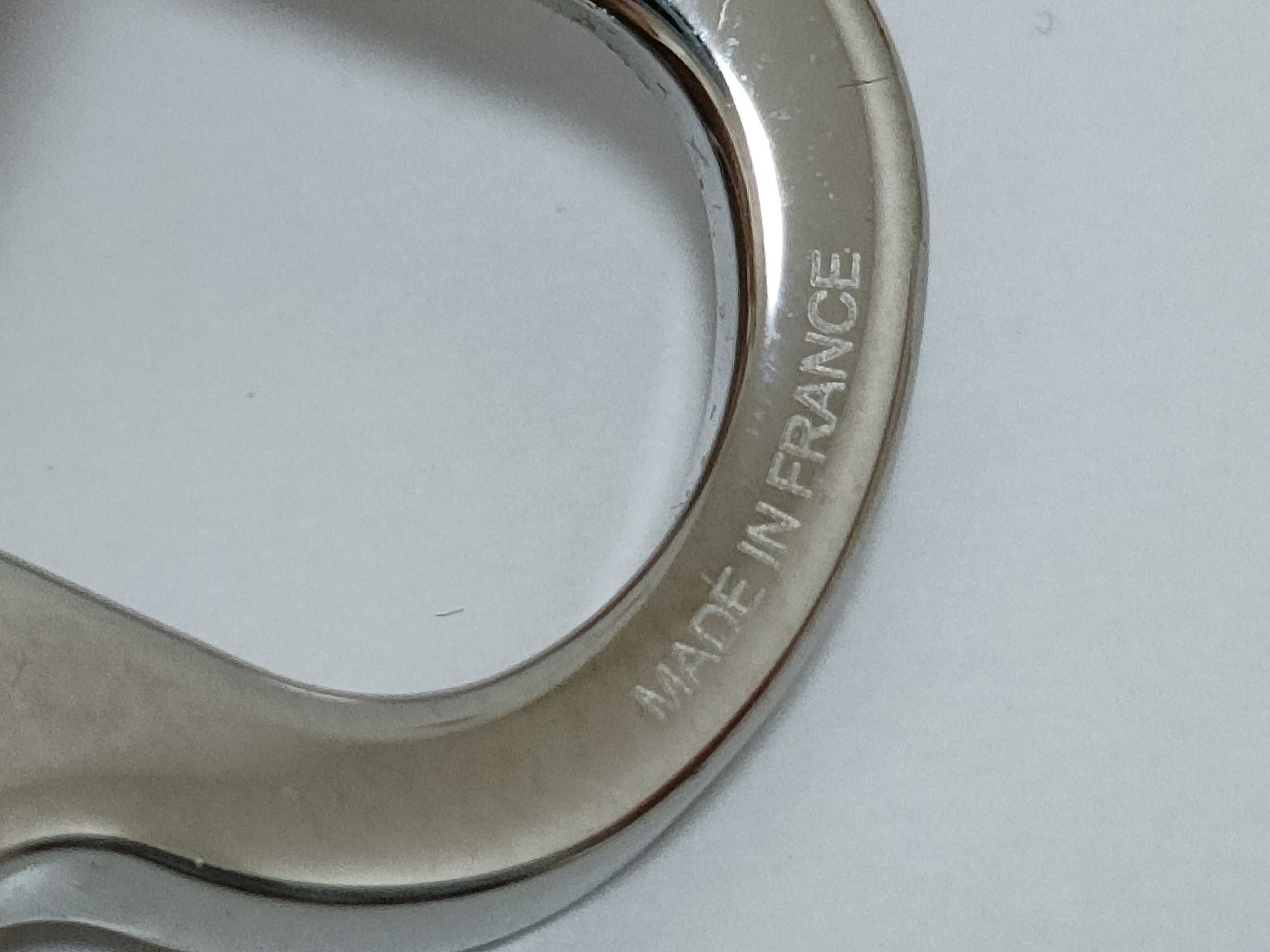 Mini Buckle Twilly Ring, Red, Silver Hardware, Hermes, Unused, Other Accessories — view 6