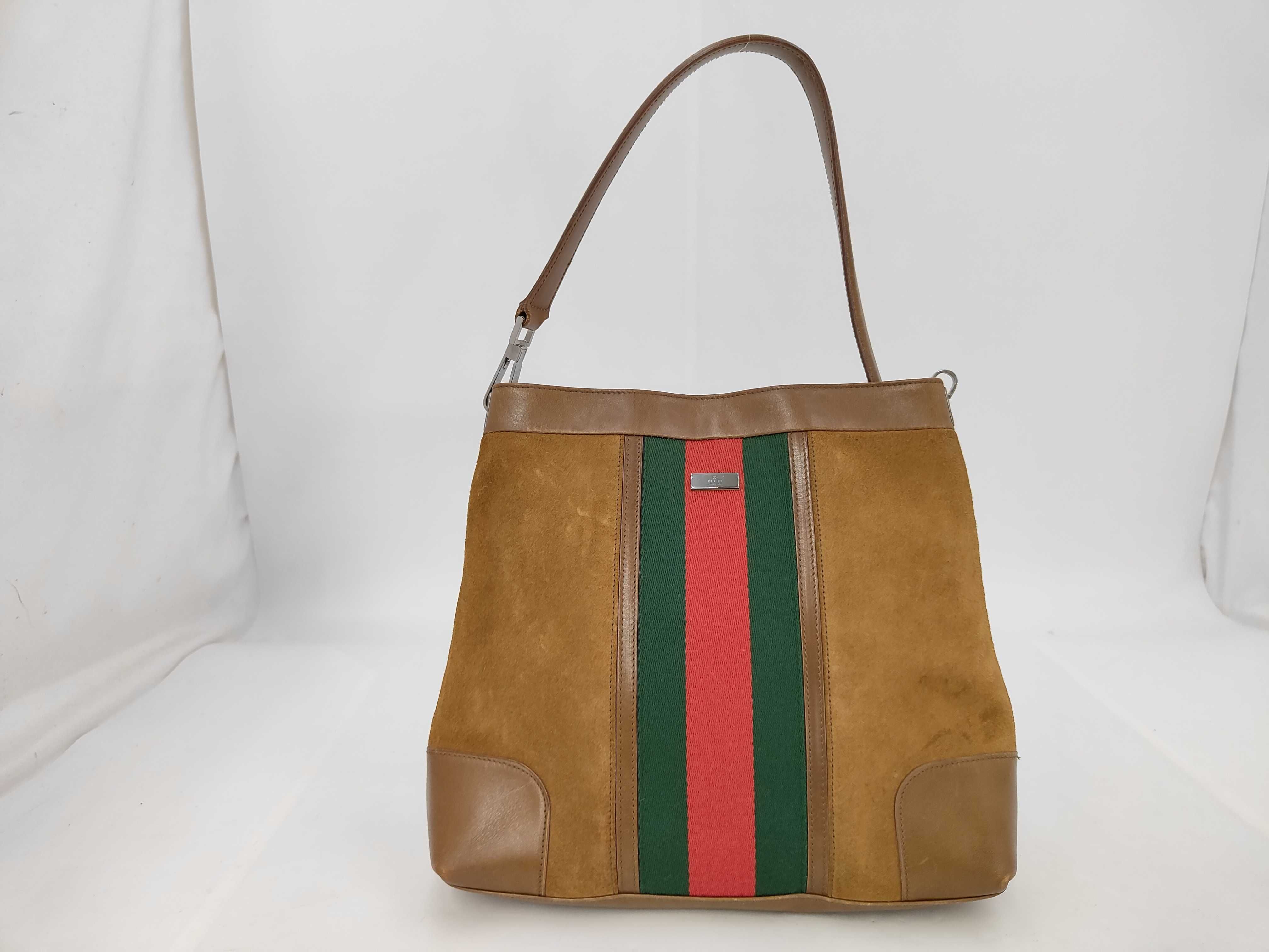 Suede Sherry Line Tote Bag
