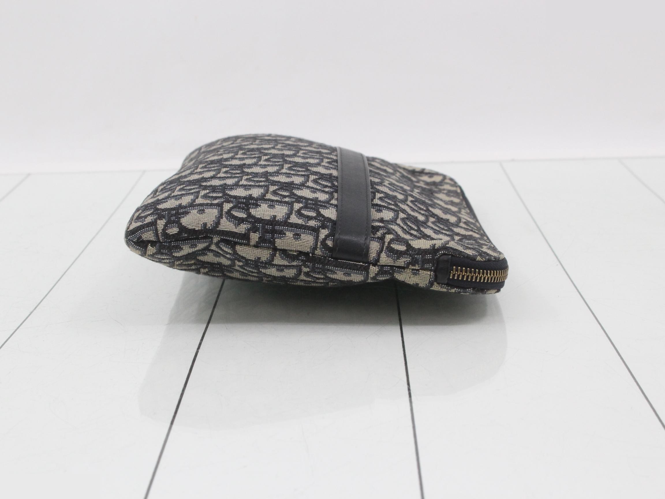 Oblique Jacquard Clutch Bag — view 3