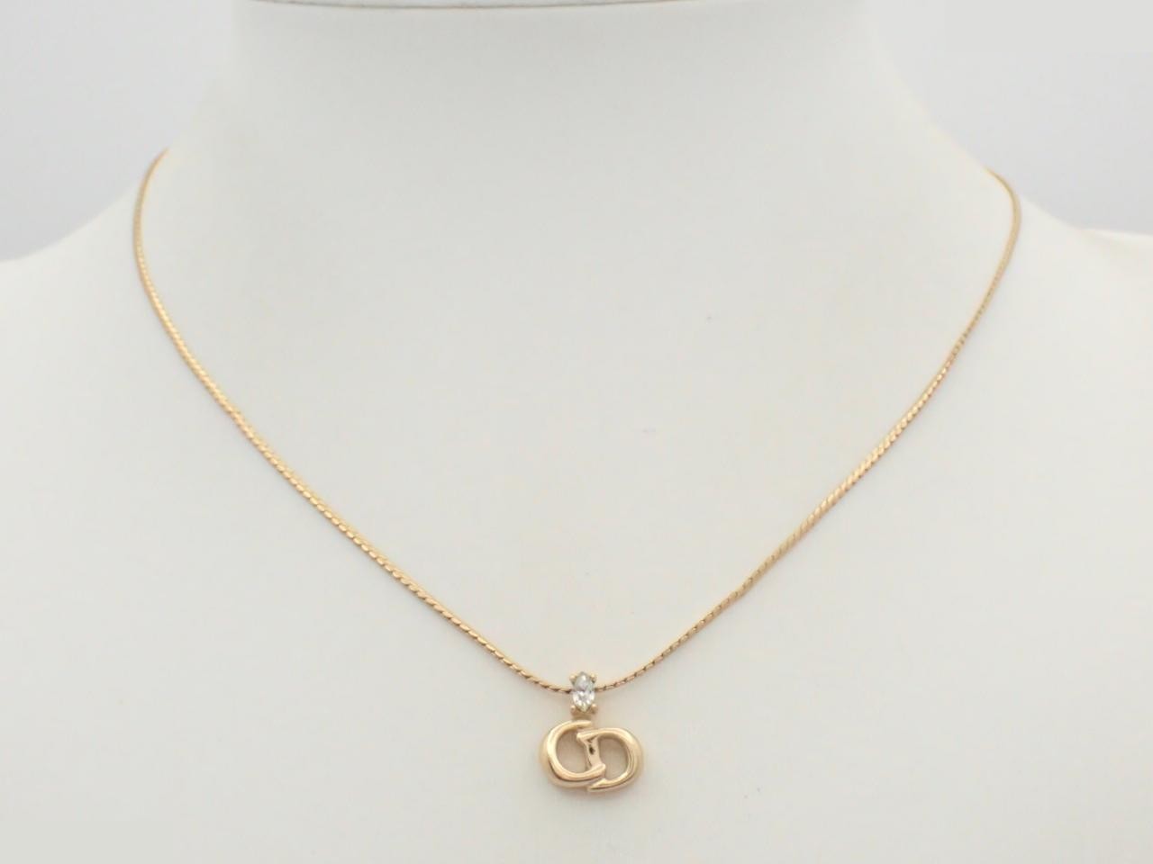 Gold necklace, chain approximately 42cm — view 3