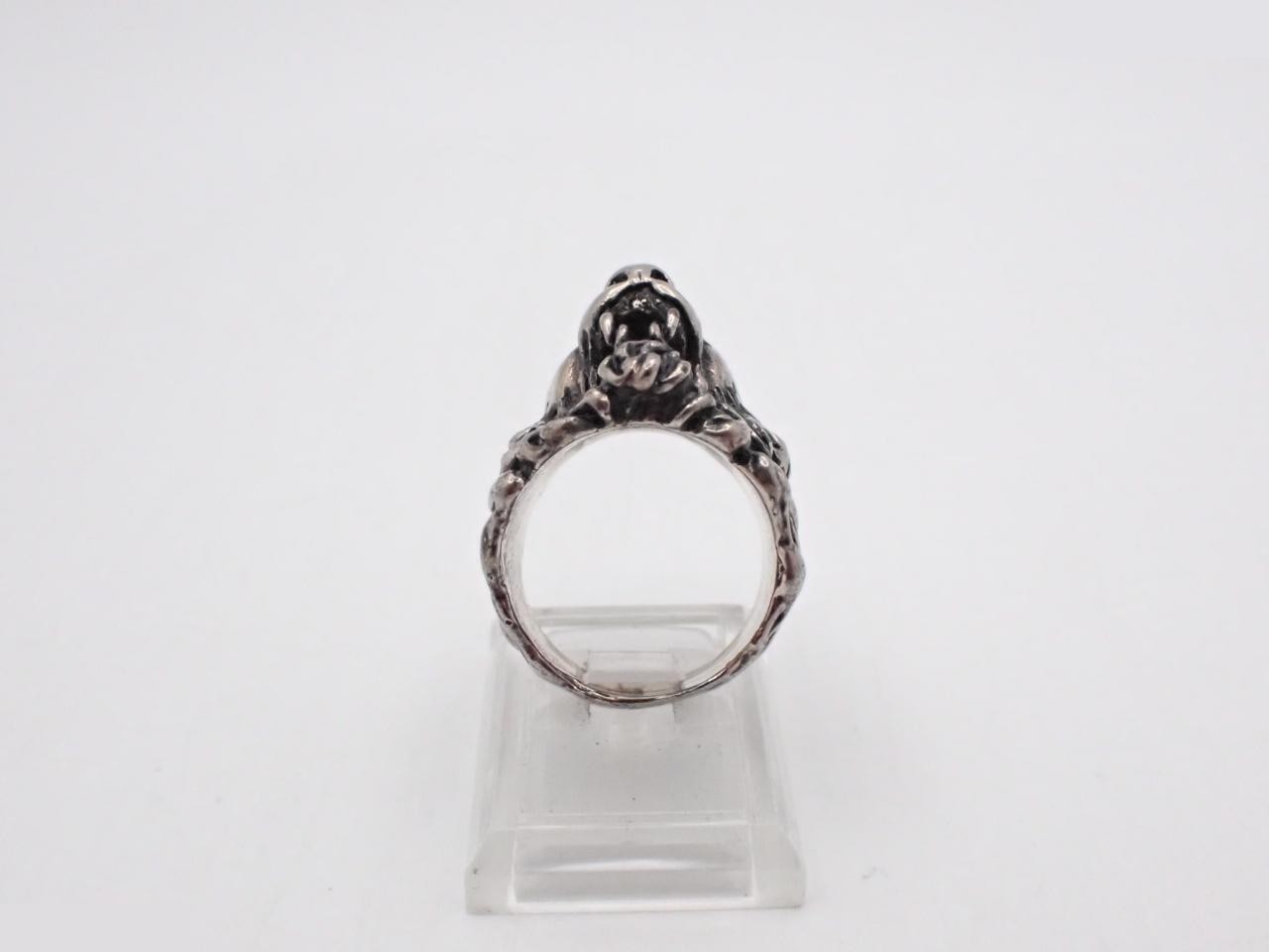ring, Lion Head design, Size: 19 — view 3