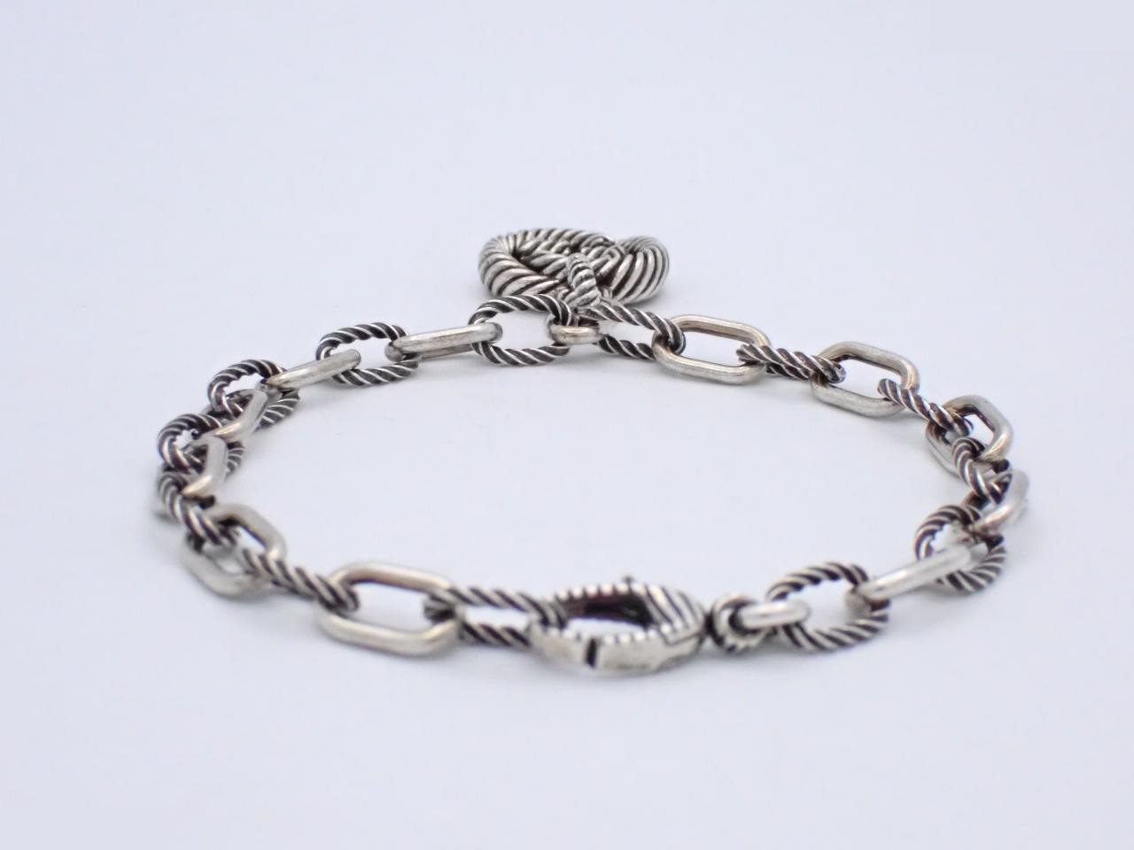 Interlocking G bracelet, 925 sterling silver, 16.4g, wrist circumference approx. 18.5cm — view 2