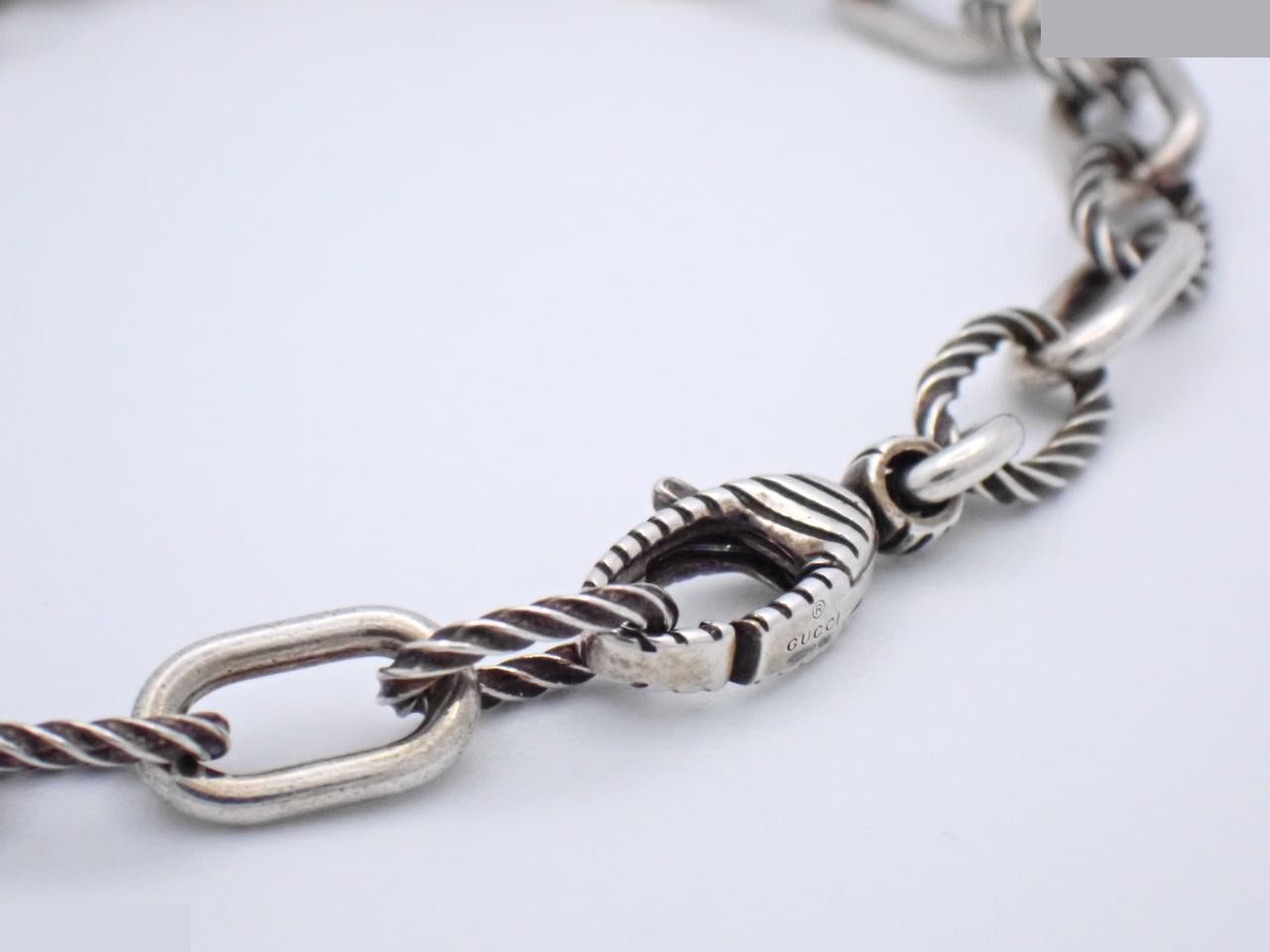 Interlocking G bracelet, 925 sterling silver, 16.4g, wrist circumference approx. 18.5cm — view 3