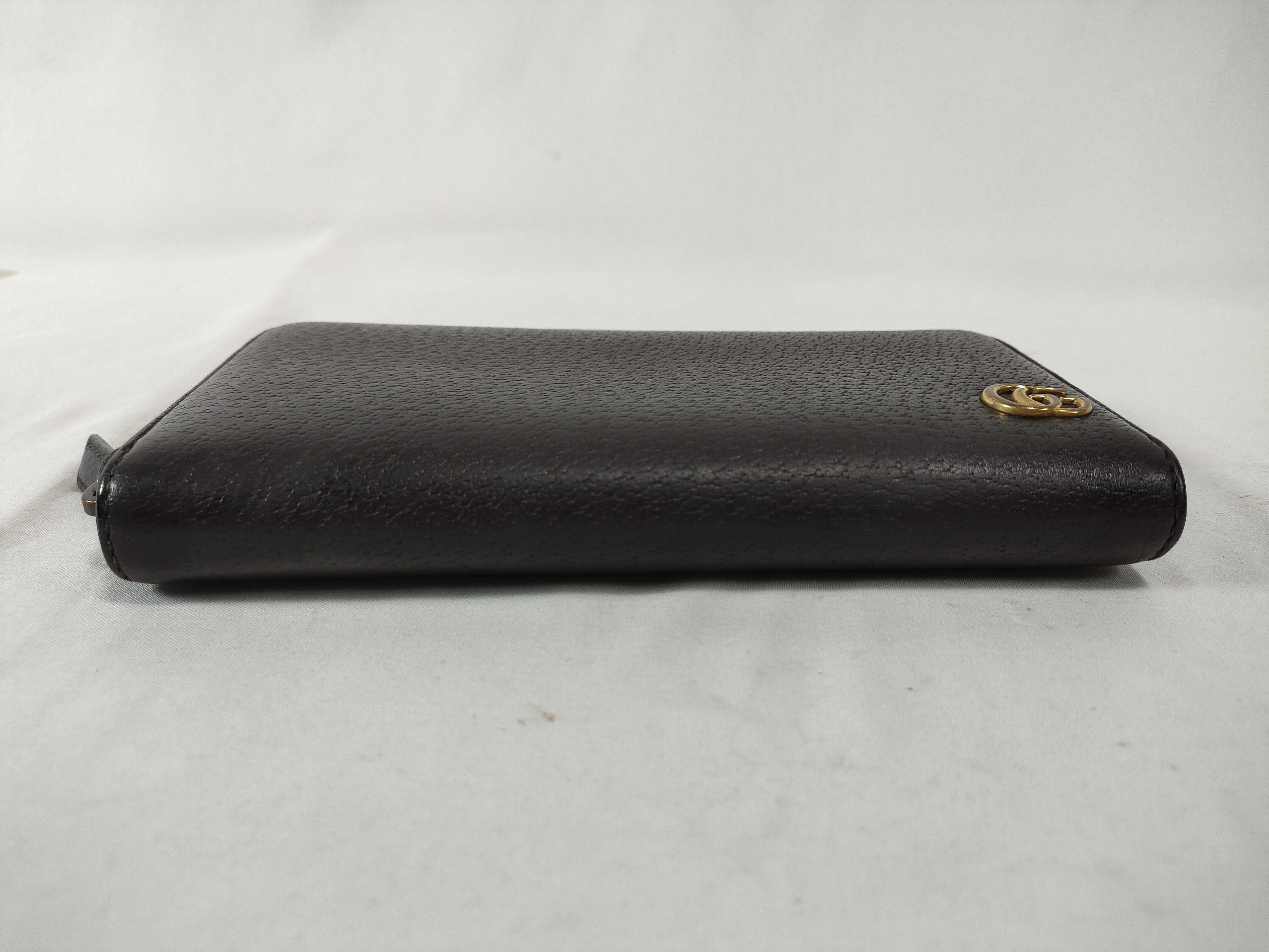 GG Marmont Long Wallet, Dark Brown — view 3