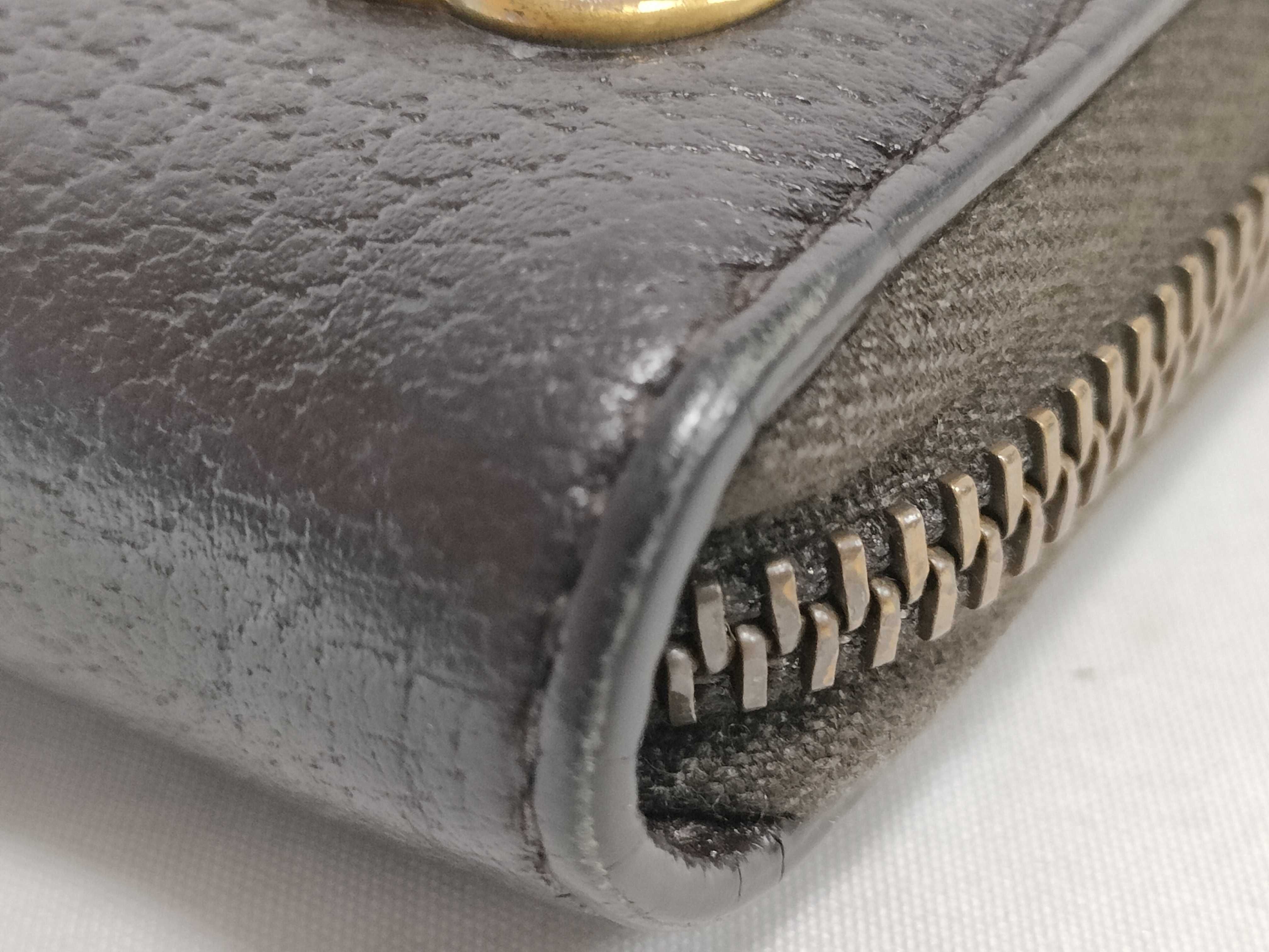GG Marmont Long Wallet, Dark Brown — view 4