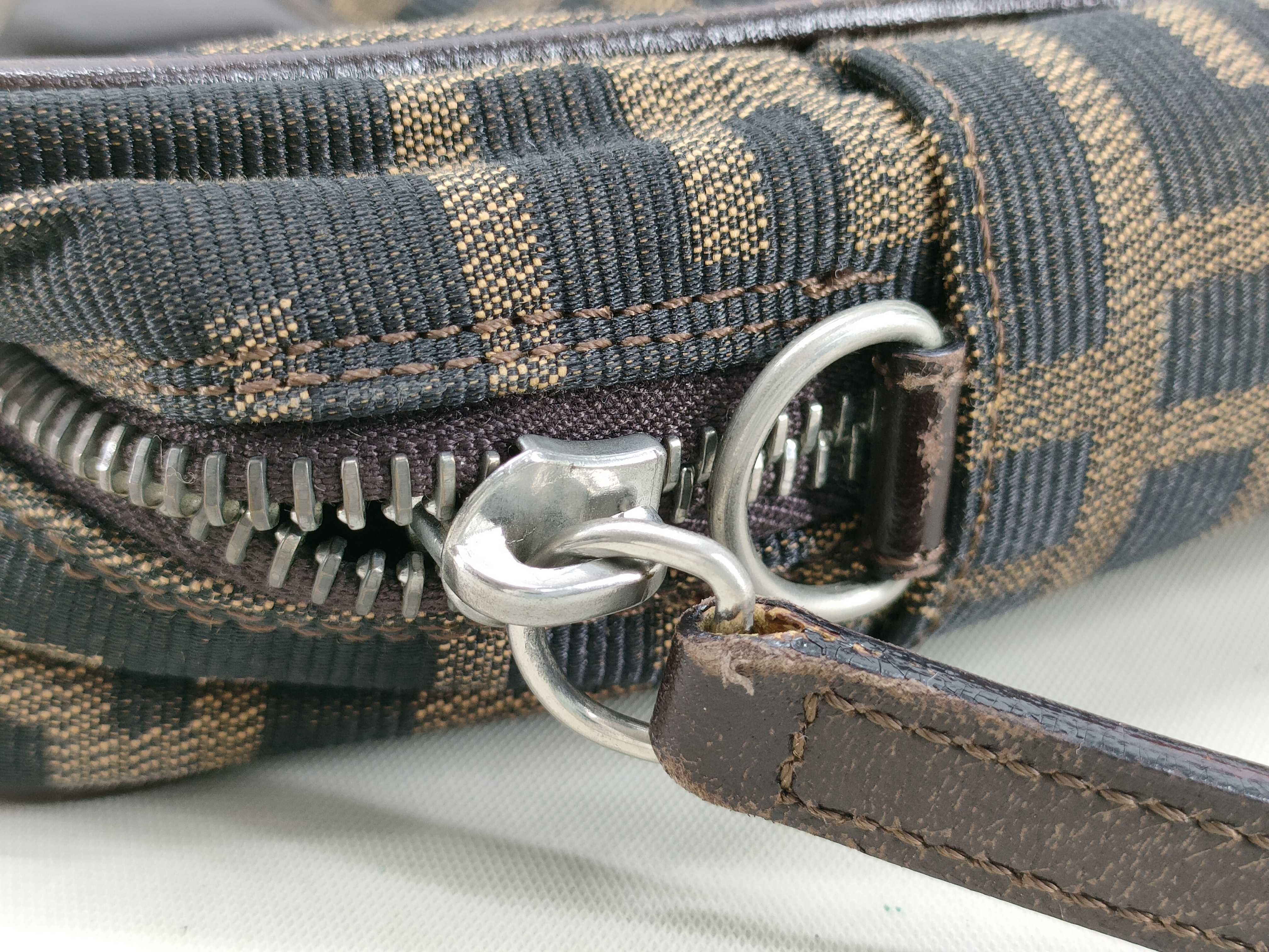 Zucca pattern Fendi Zucca handbag — view 13