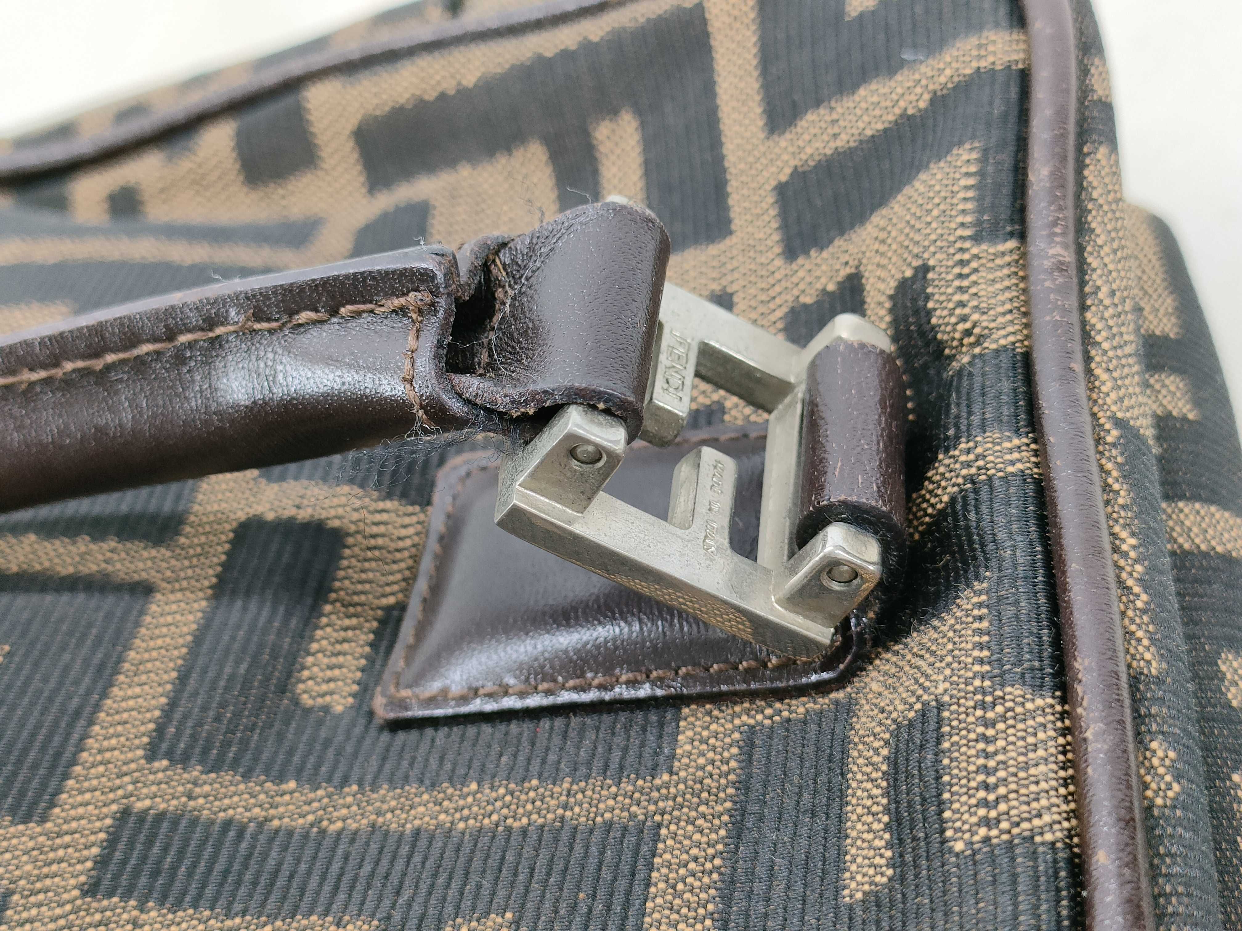 Zucca pattern Fendi Zucca handbag — view 7