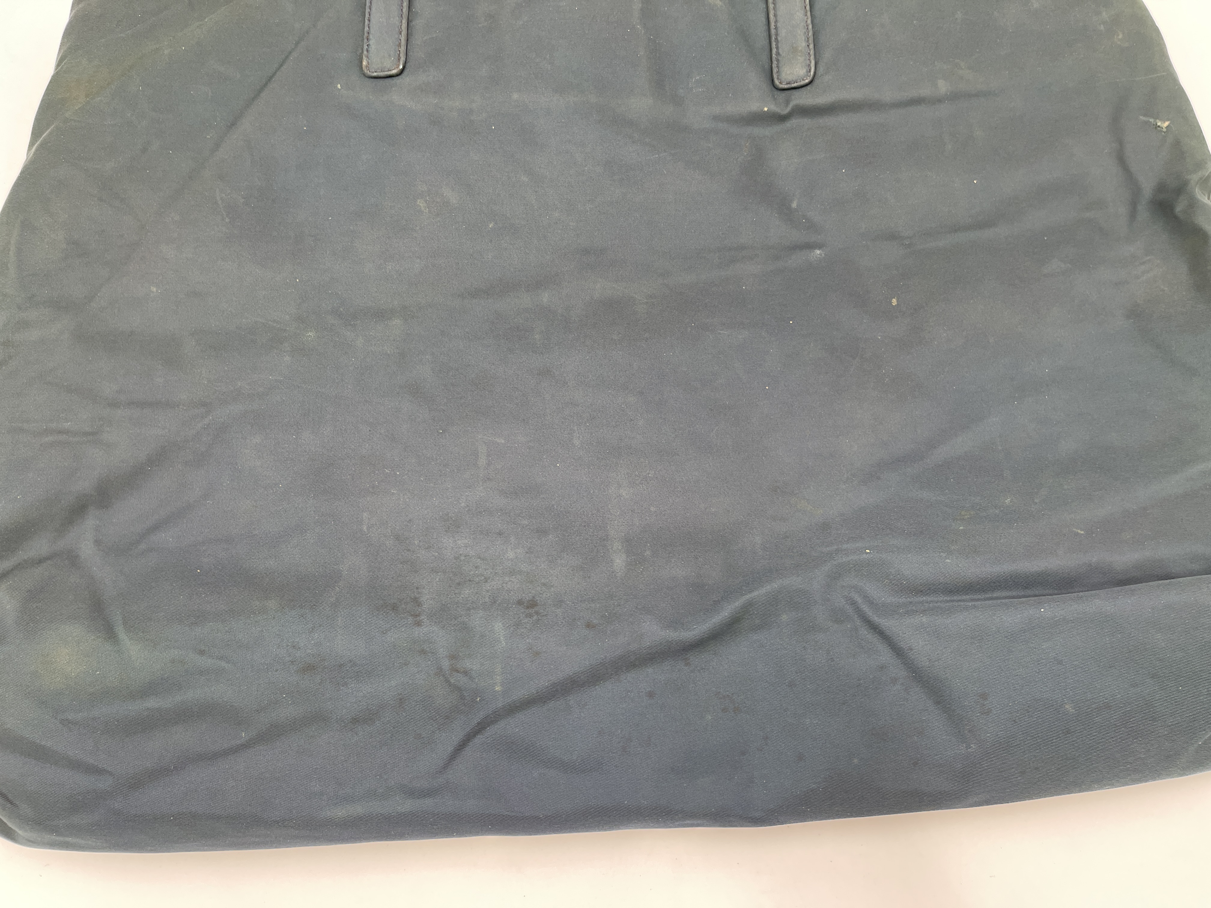 Nylon Triangle Logo Tote Bag — view 12