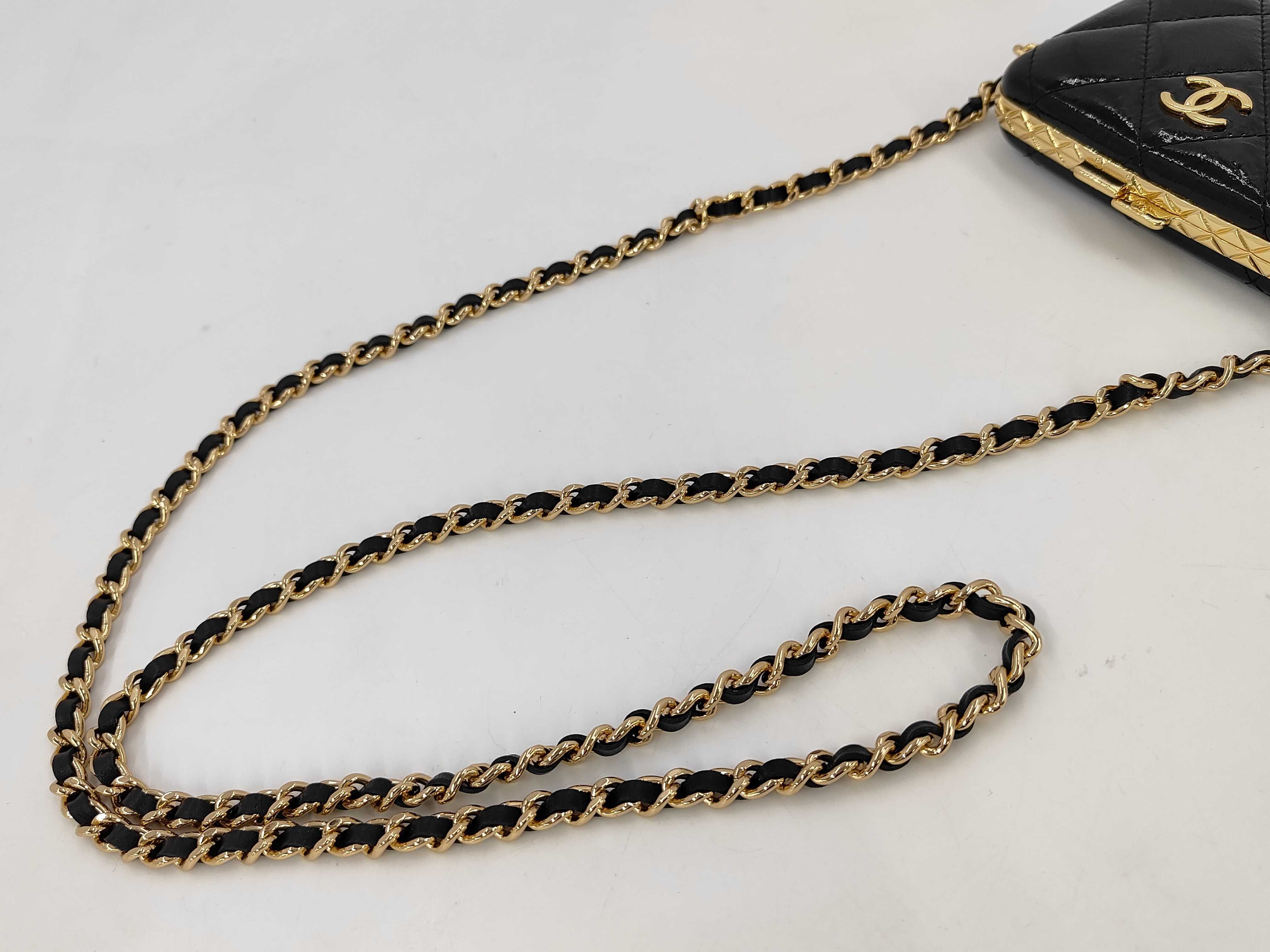 Matelassé Chain Shoulder Bag — view 3