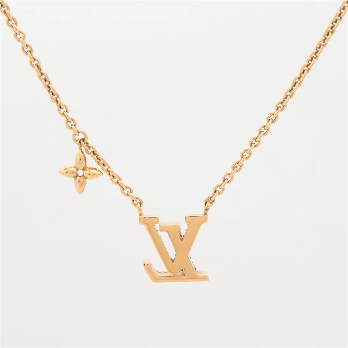M00596 Collier LV Iconic TE0225 Necklace, GP Gold. Shows signs of wear, — view 2