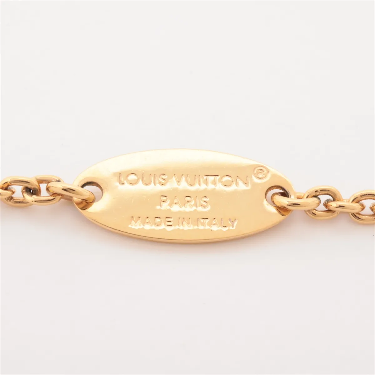M00596 Collier LV Iconic TE0225 Necklace, GP Gold. Shows signs of wear, — view 4
