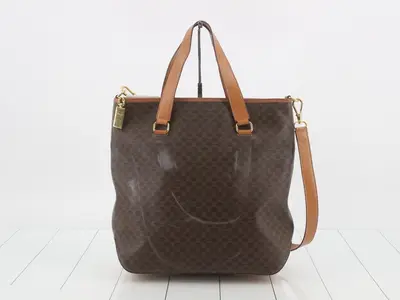 Macadam PVC/Leather 2-Way Shoulder
