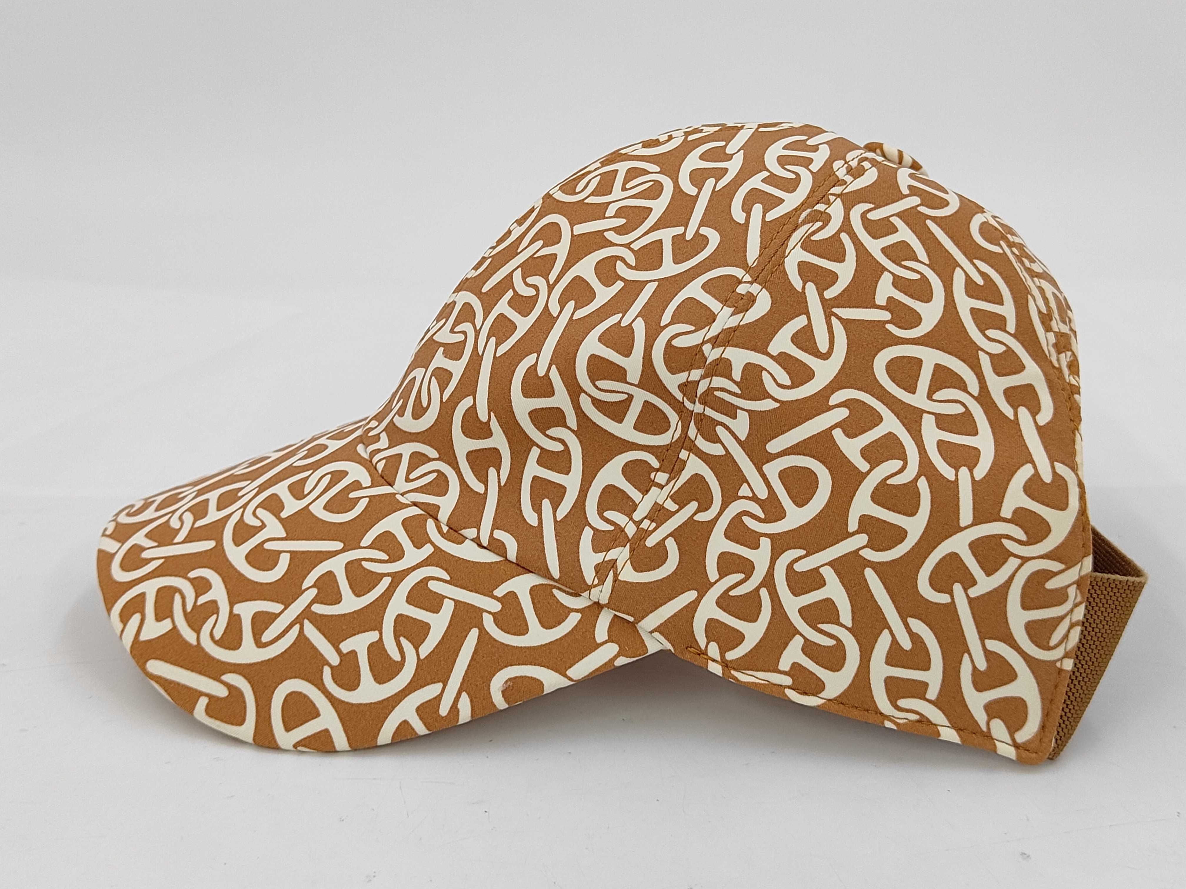 Chaine d'Ancre Cap, Canvas, White, Beige, Other Accessories — view 2