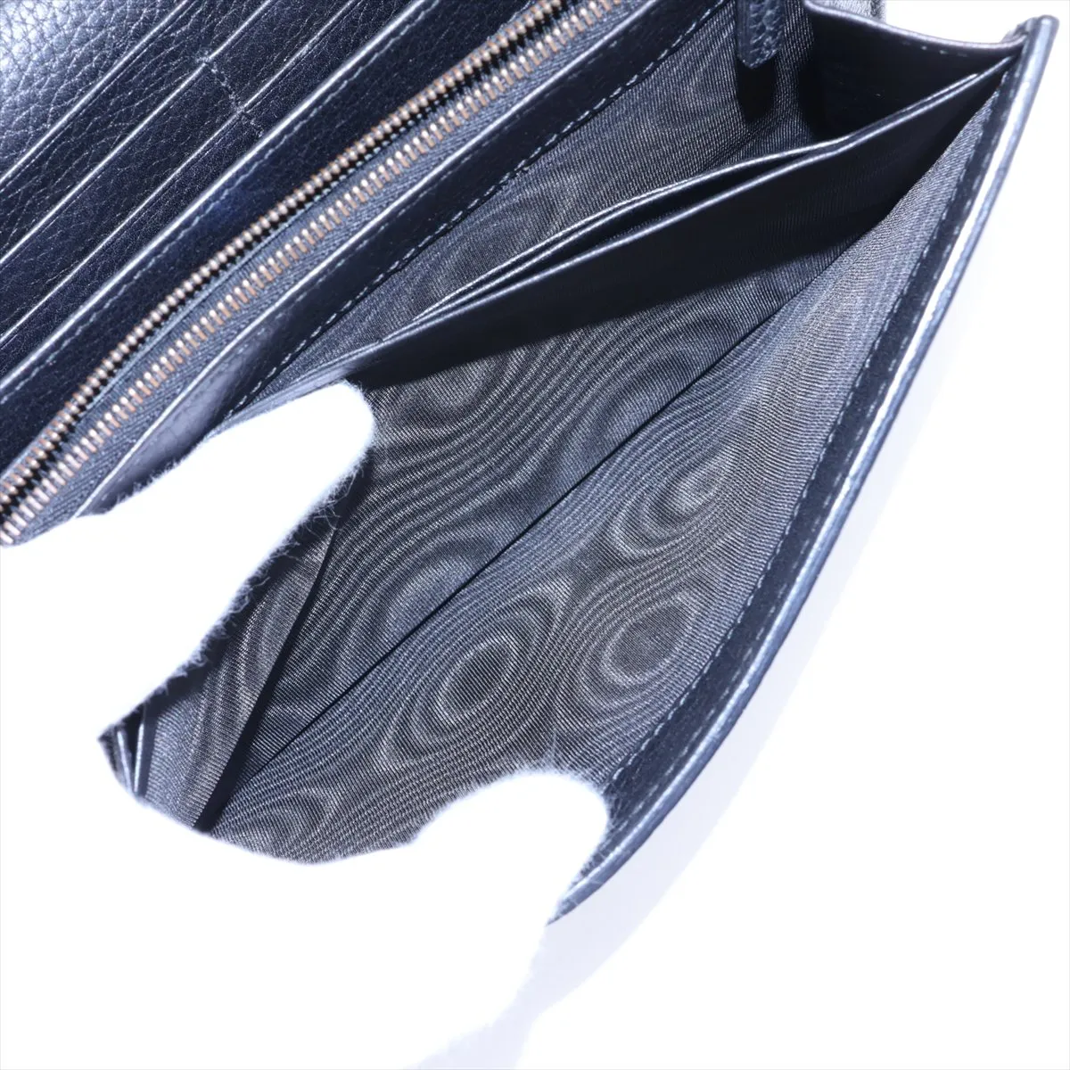 GG Marmont Leather Chain Wallet, Black, 401232 — view 10