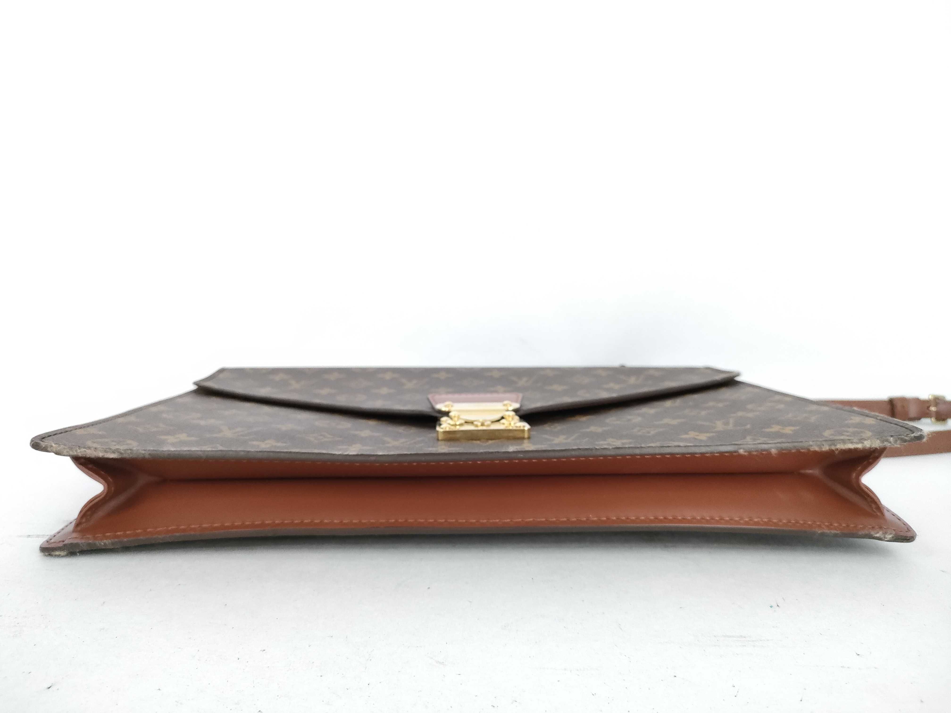 Monogram Louis Vuitton M53338 Monogram Portedocument Bandoulière Business Bag (VO8204) Business Bag — view 8