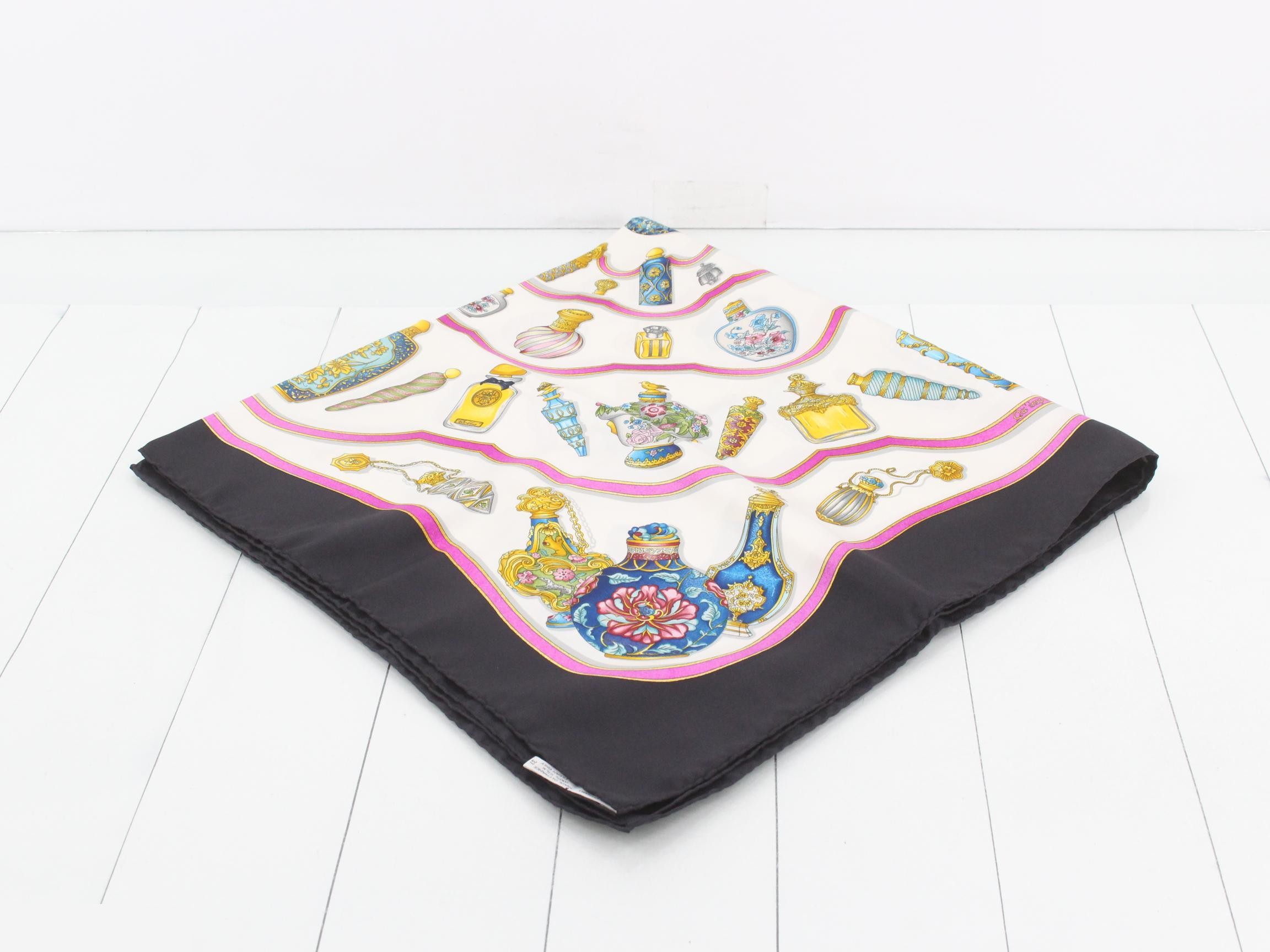 Carre 90 Perfume Bottle Silk Scarf — view 2
